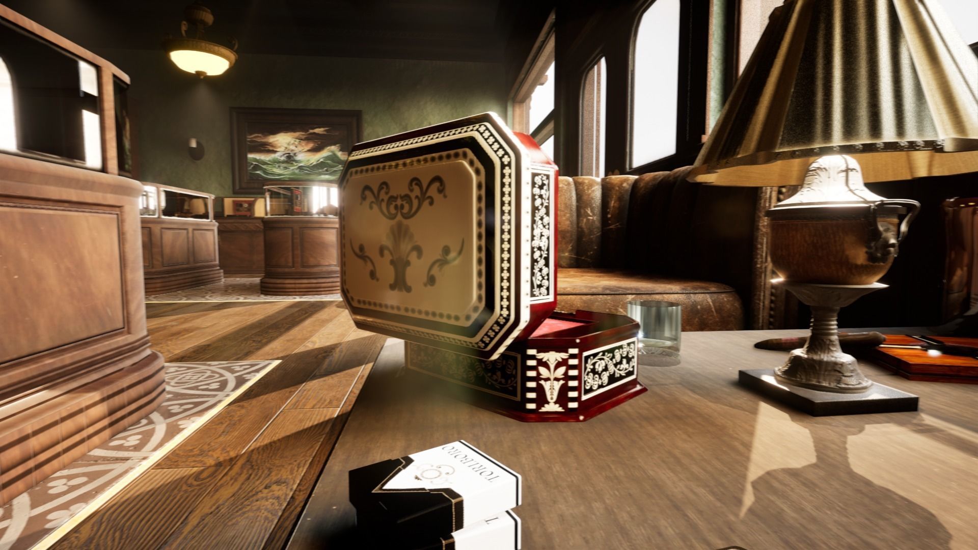 Cigar Store Pub Environment - Modular Pack - UE5 Low-poly 3D model_31