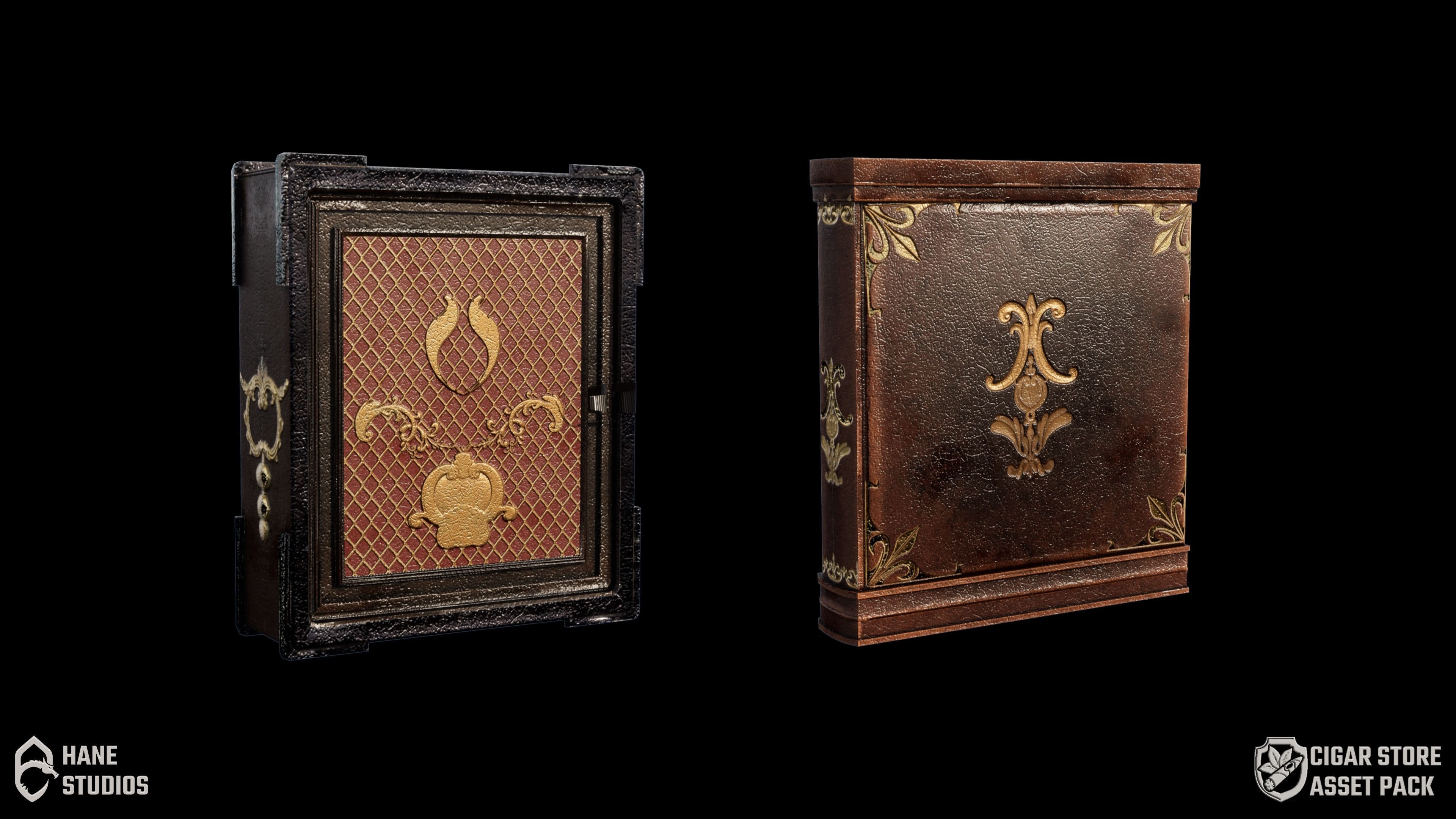 Cigar Store Pub Environment - Modular Pack - UE5 Low-poly 3D model_88