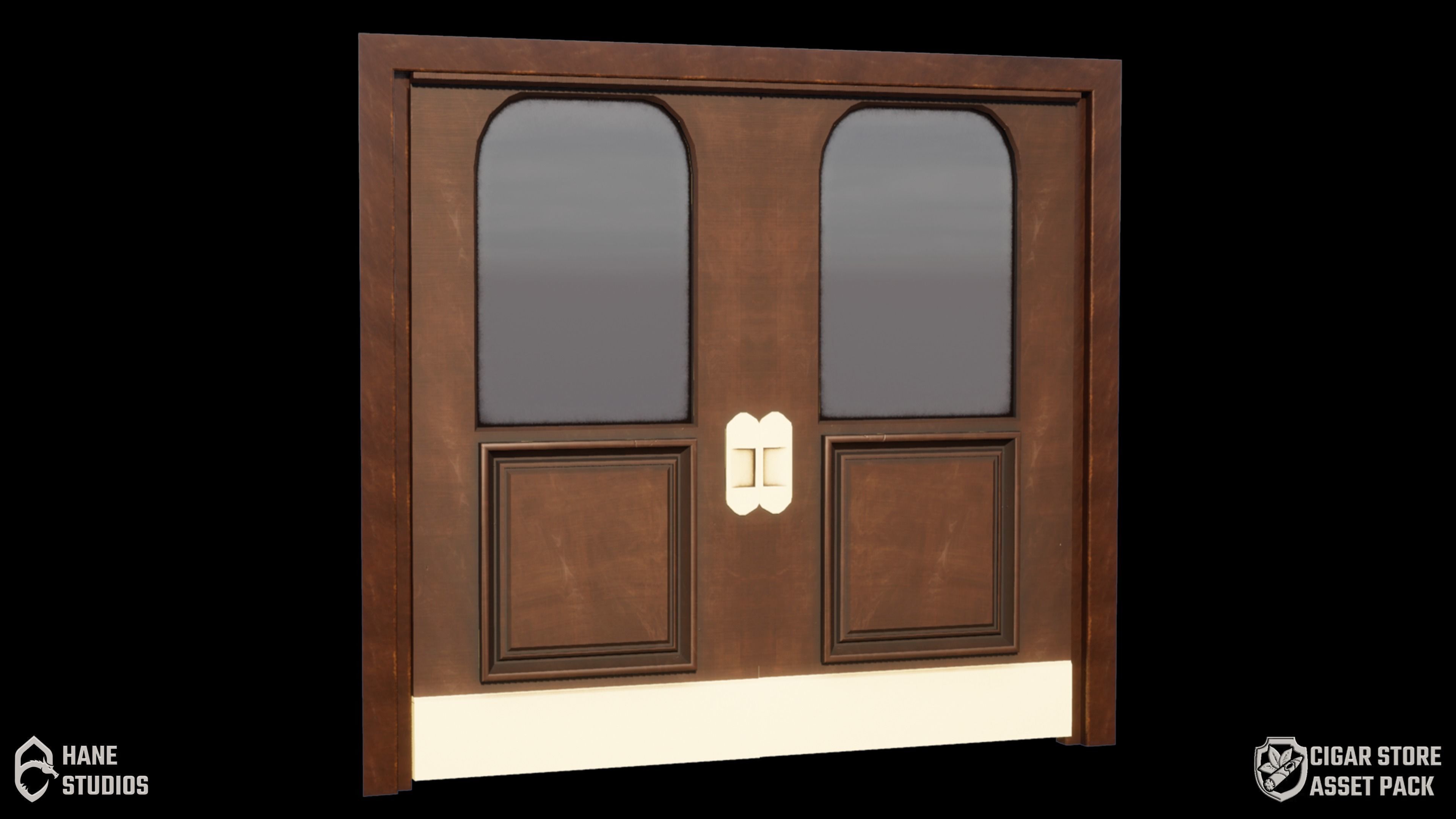 Cigar Store Pub Environment - Modular Pack - UE5 Low-poly 3D model_78