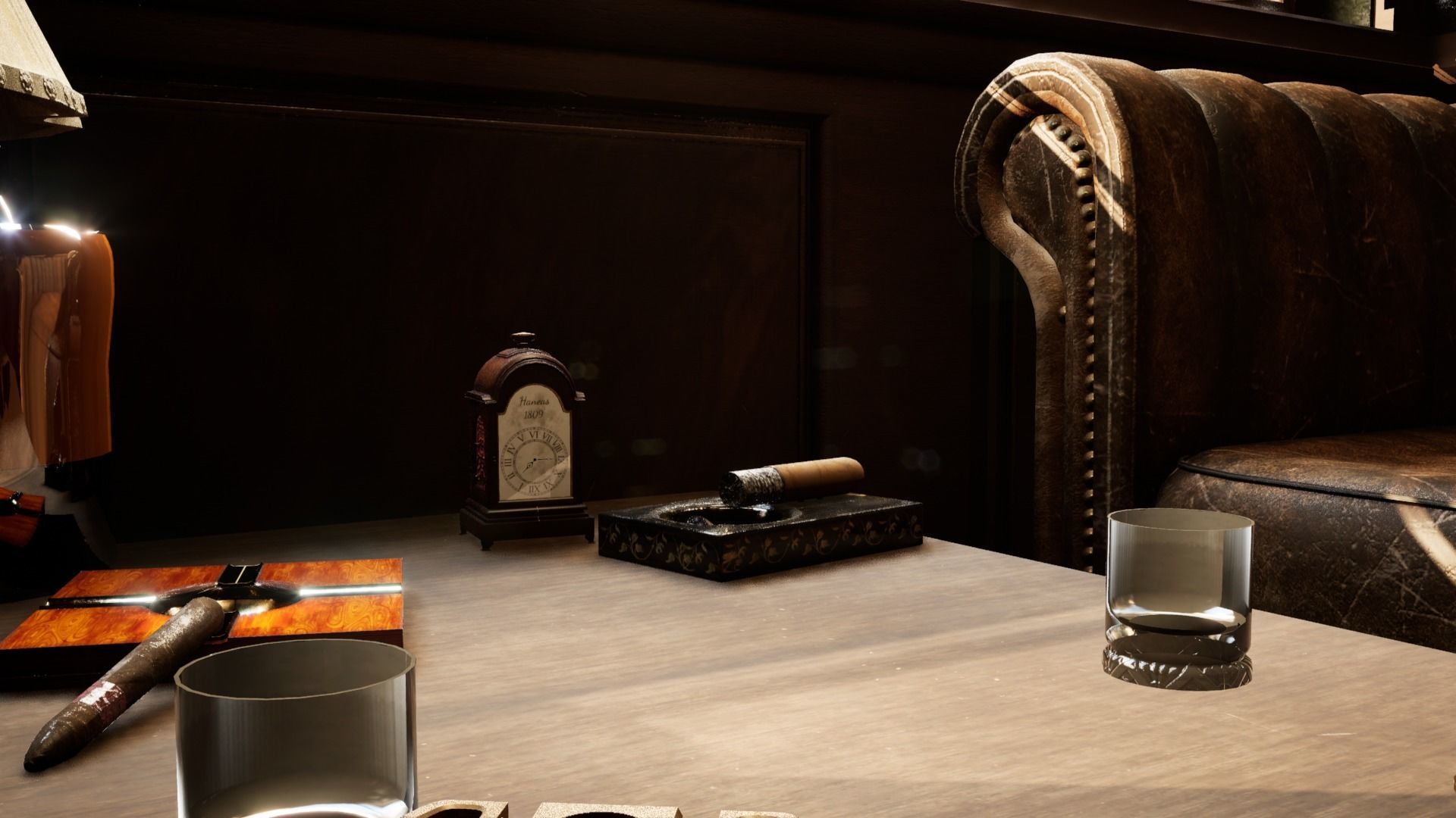 Cigar Store Pub Environment - Modular Pack - UE5 Low-poly 3D model_58