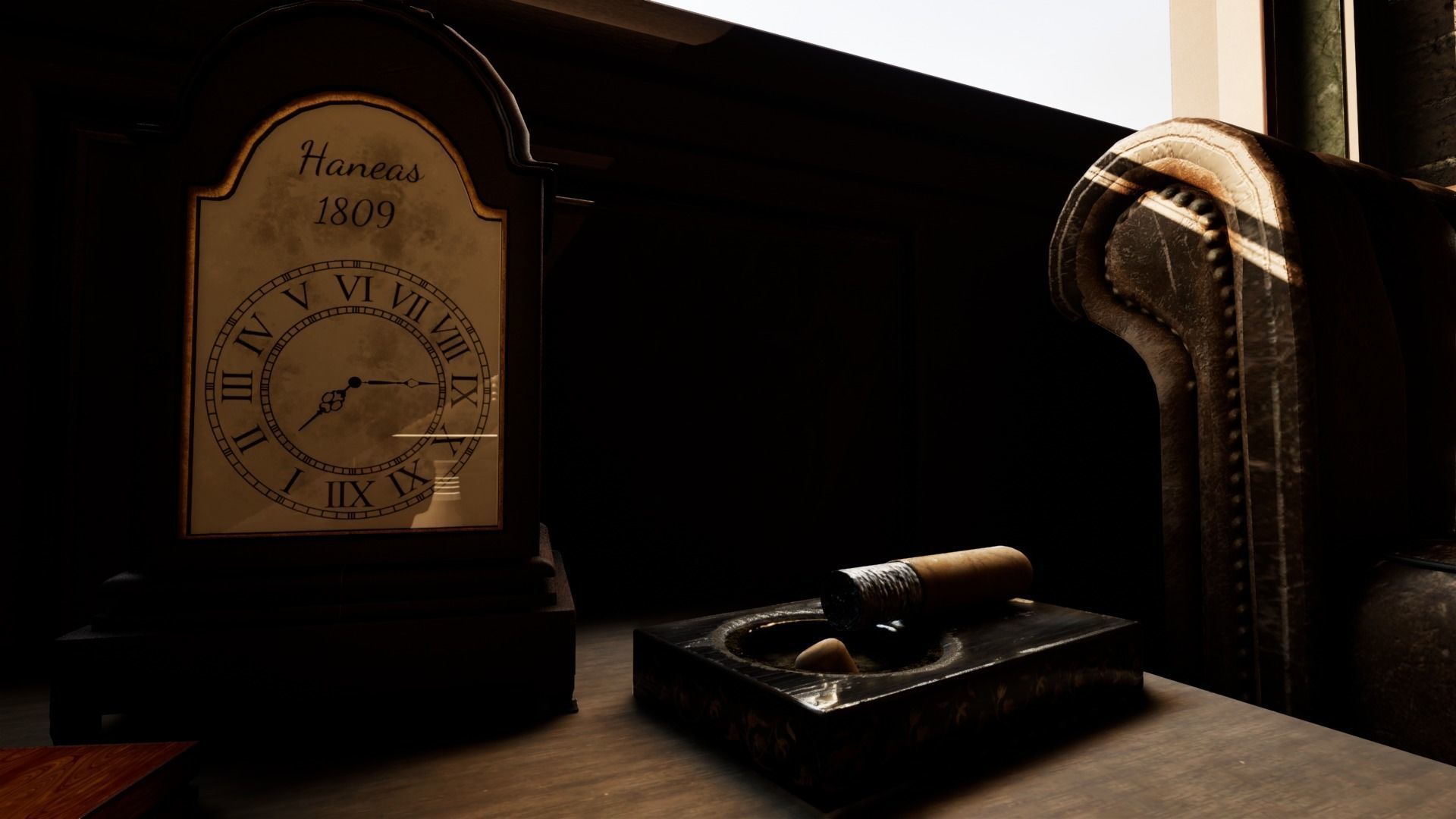 Cigar Store Pub Environment - Modular Pack - UE5 Low-poly 3D model_43