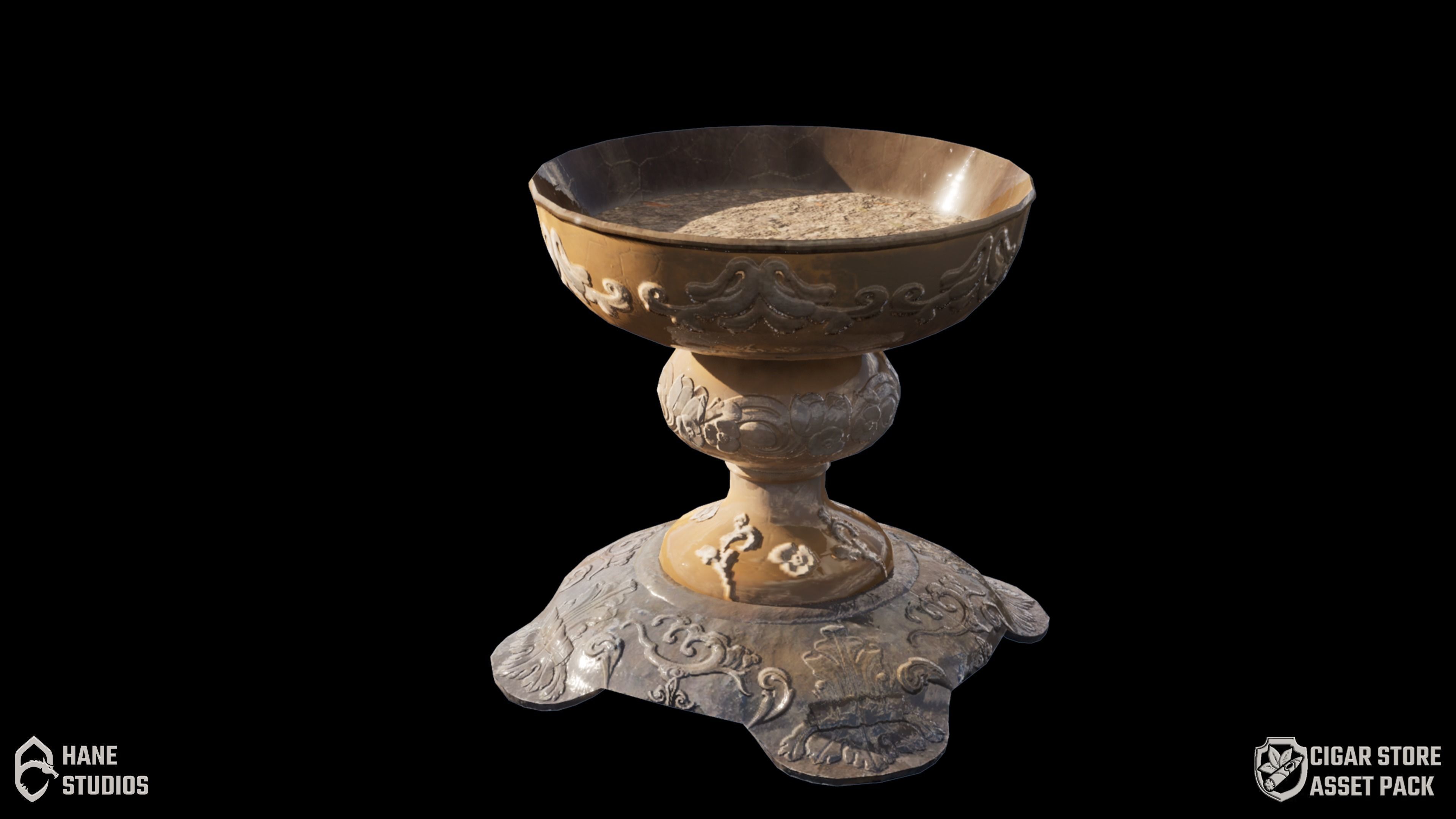 Cigar Store Pub Environment - Modular Pack - UE5 Low-poly 3D model_86