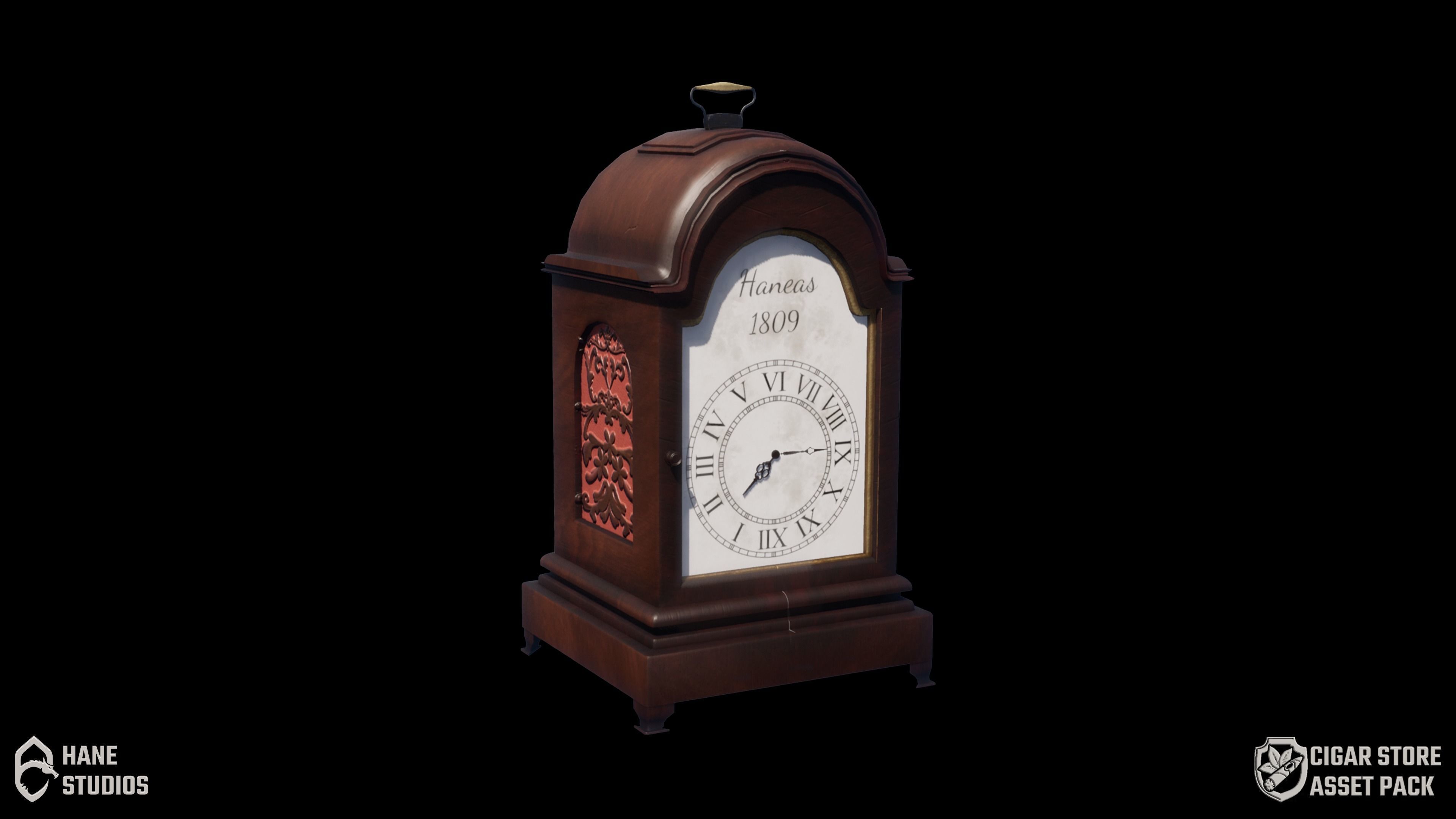 Cigar Store Pub Environment - Modular Pack - UE5 Low-poly 3D model_87