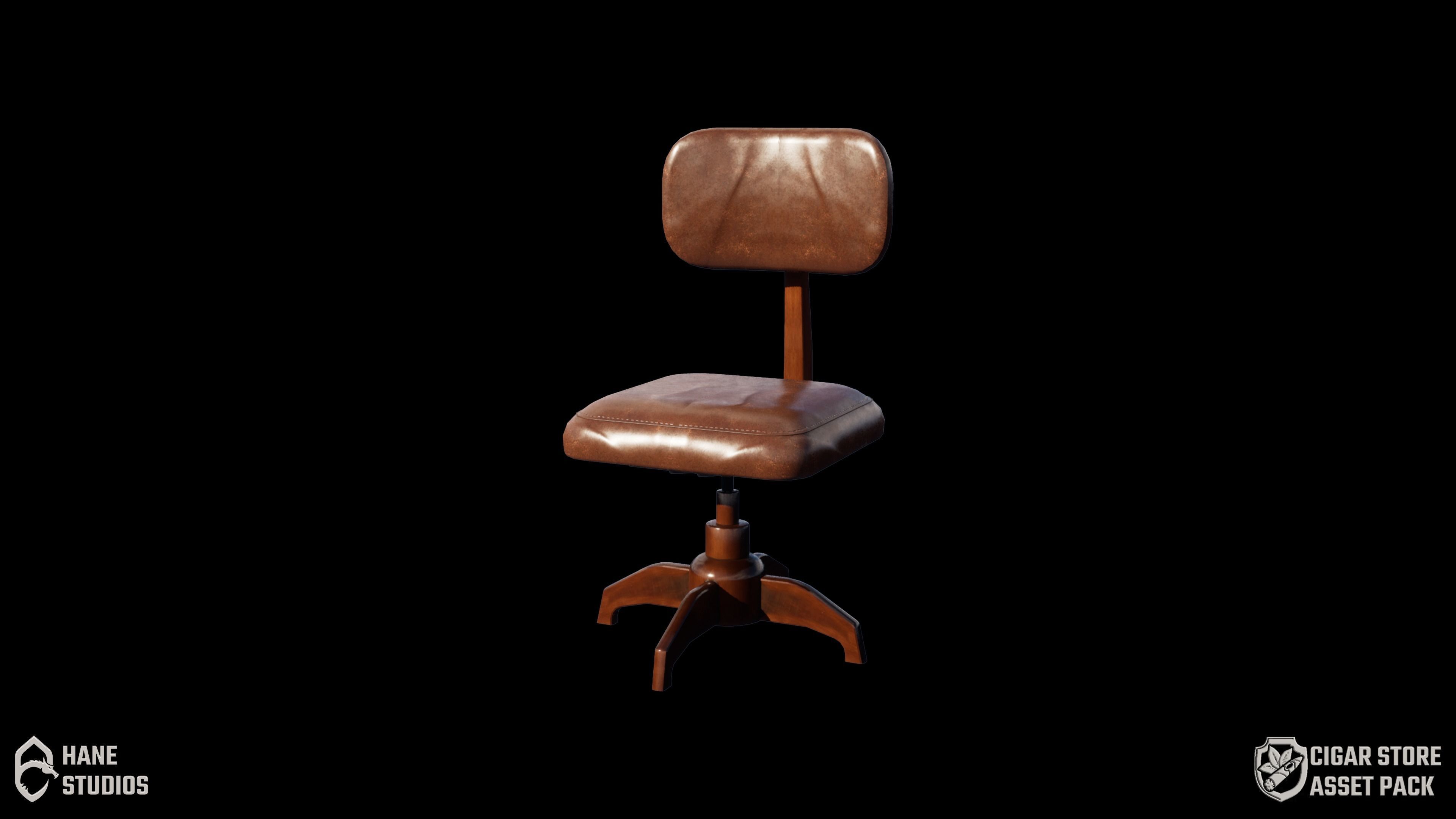 Cigar Store Pub Environment - Modular Pack - UE5 Low-poly 3D model_68