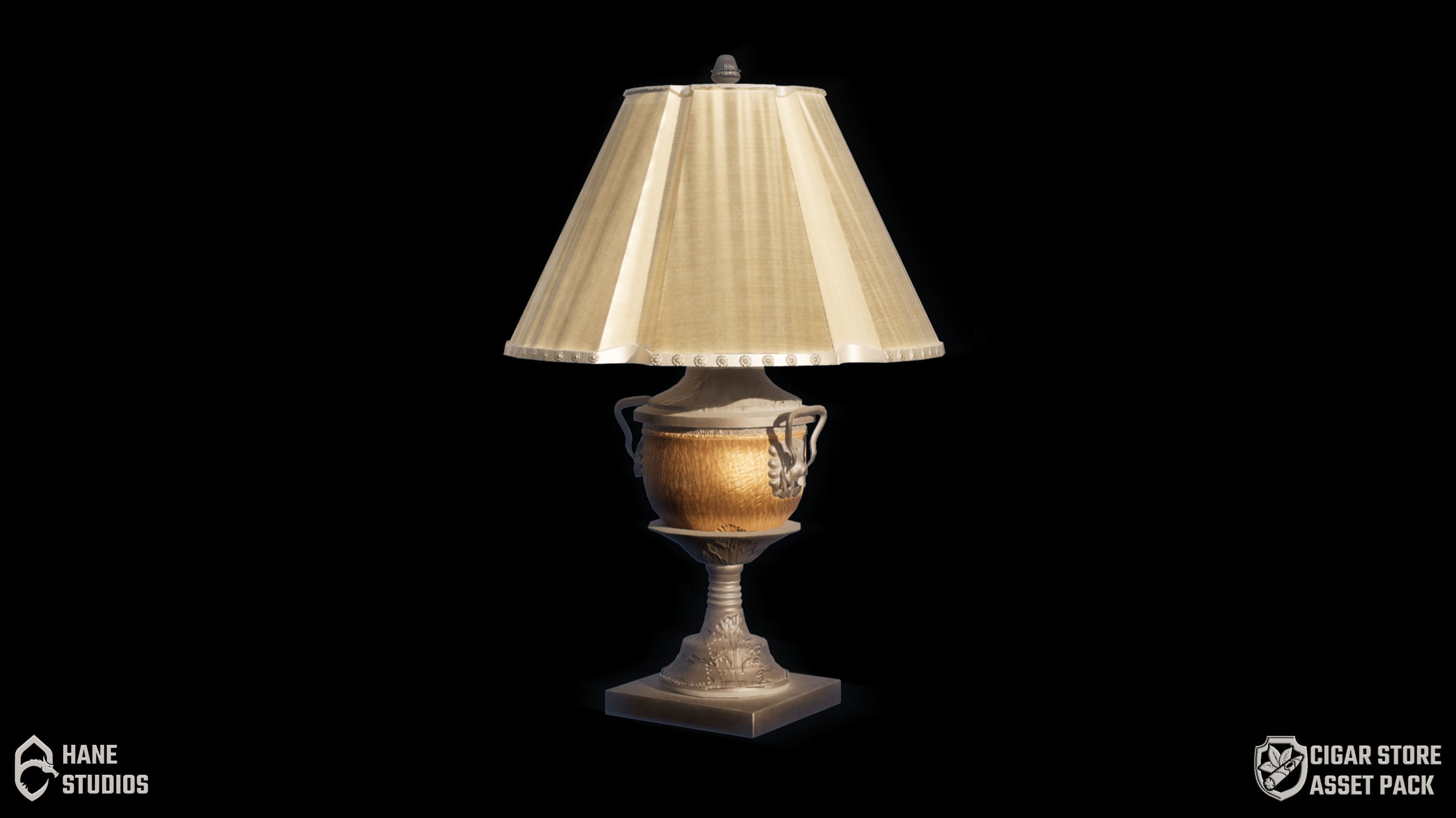 Cigar Store Pub Environment - Modular Pack - UE5 Low-poly 3D model_95