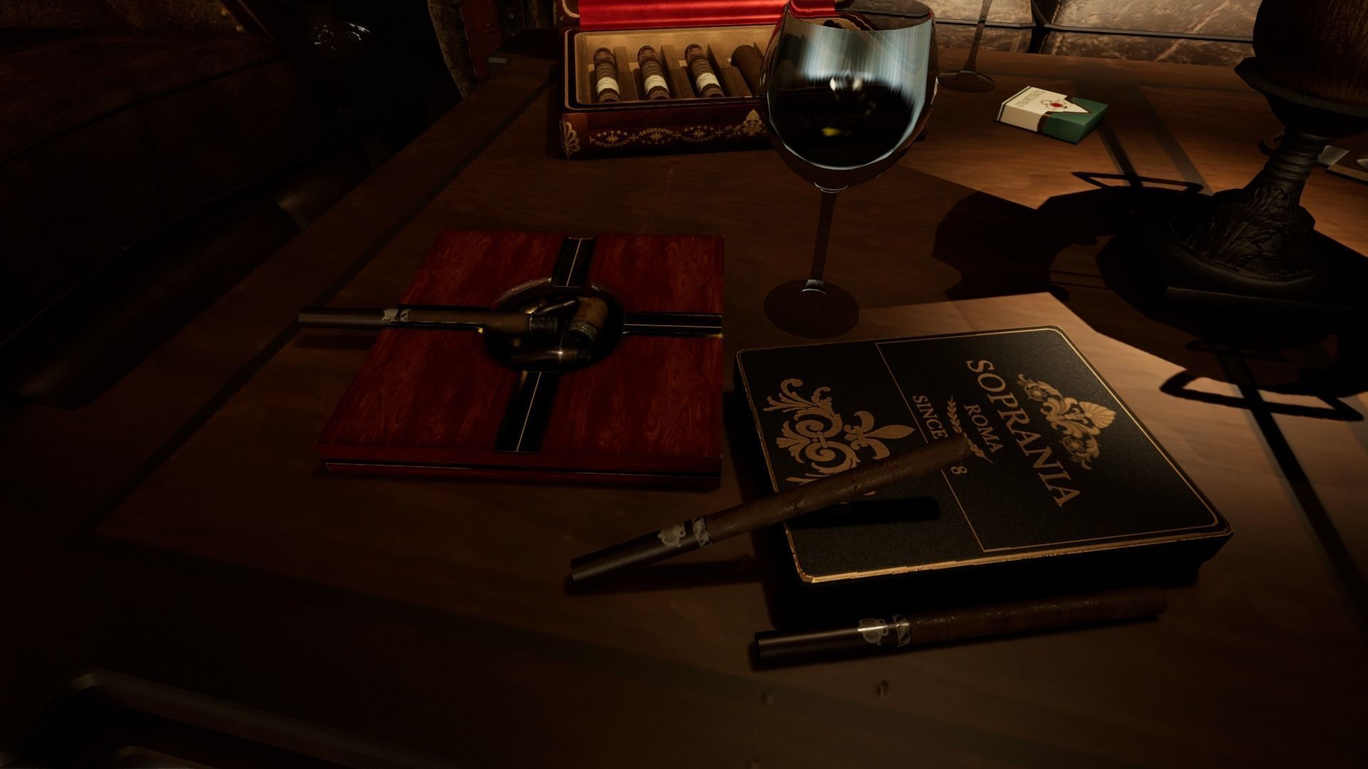 Cigar Store Pub Environment - Modular Pack - UE5 Low-poly 3D model_33