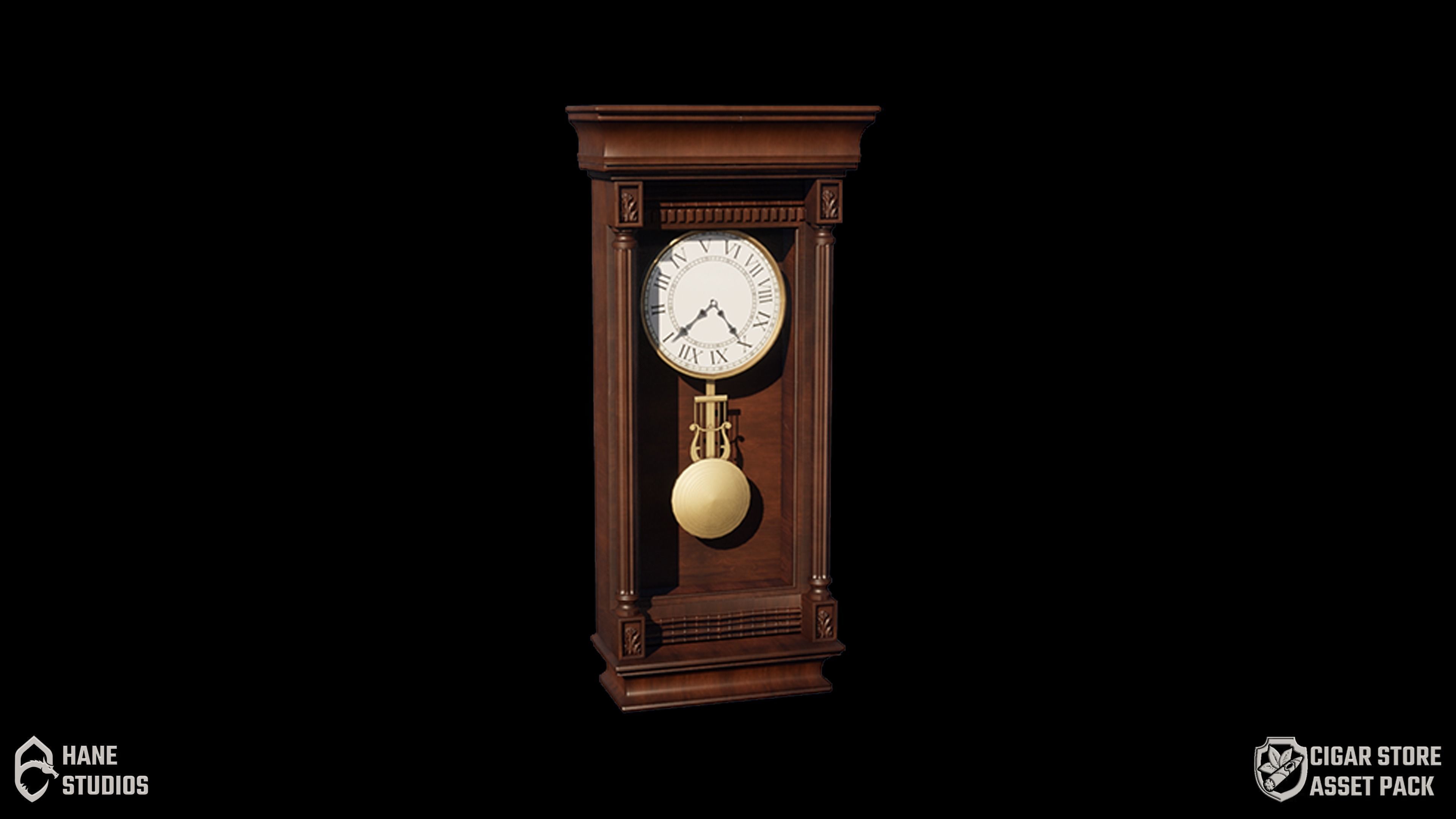 Cigar Store Pub Environment - Modular Pack - UE5 Low-poly 3D model_71