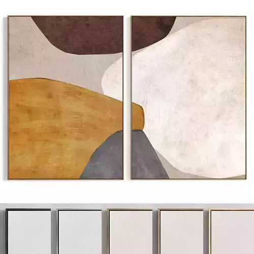 Plaster Two Photo Frame 411