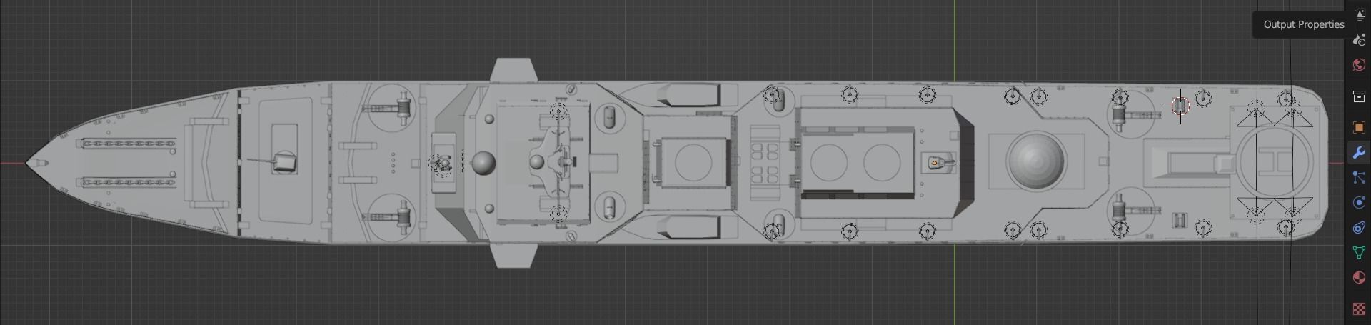 Pirate Hunter Ship with Pilot House 3D model_14