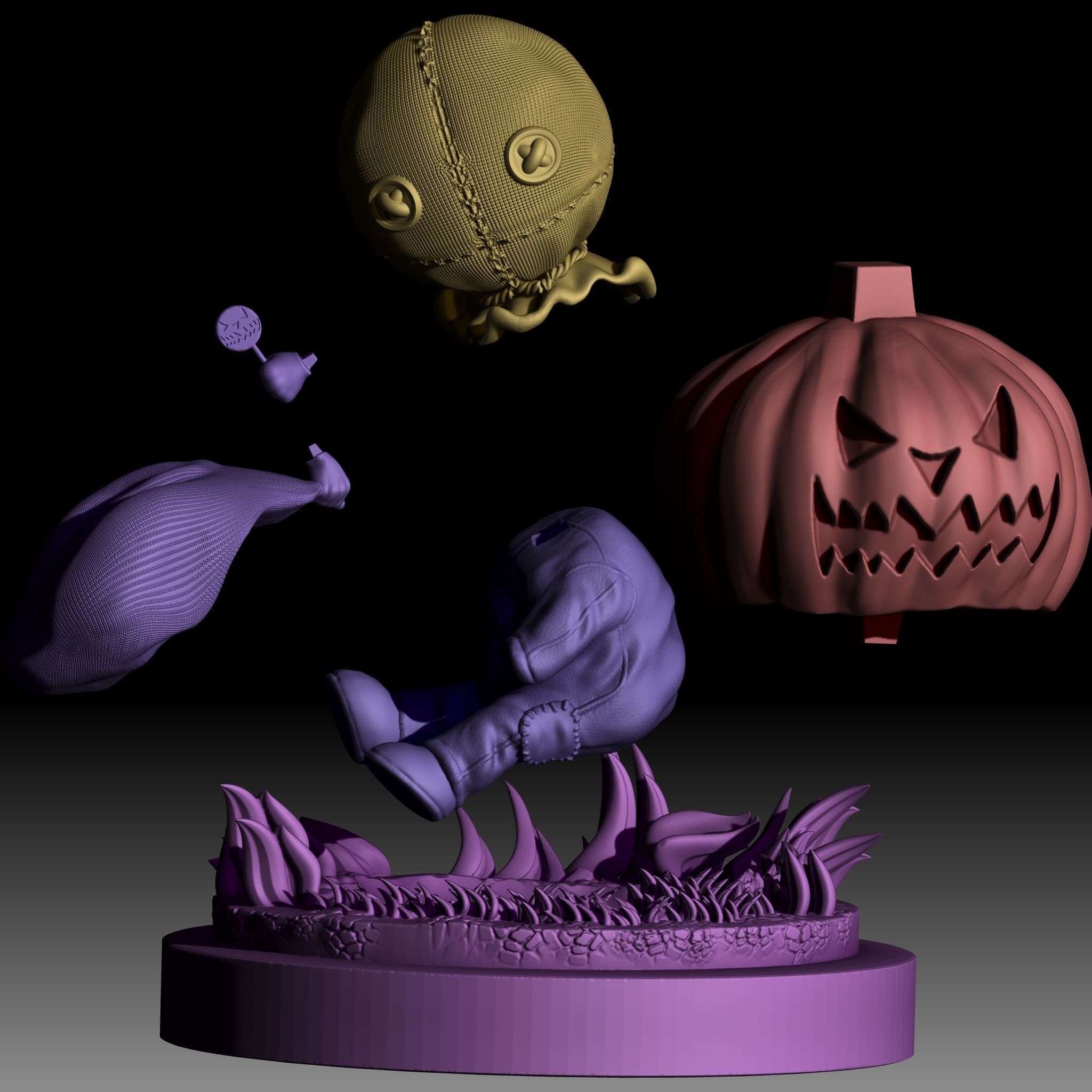 TRICK R TREAC 3D print model_3