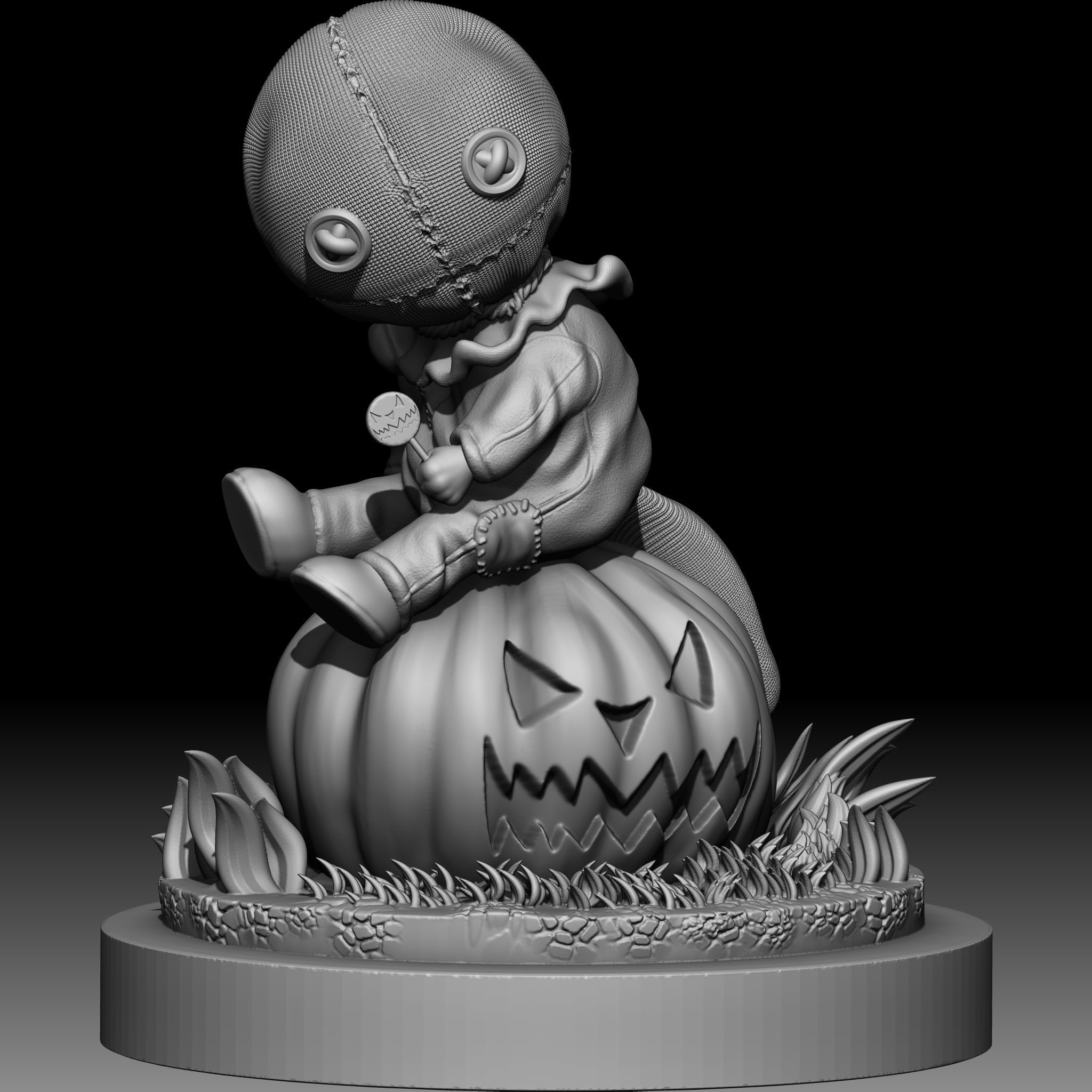 TRICK R TREAC 3D print model_1