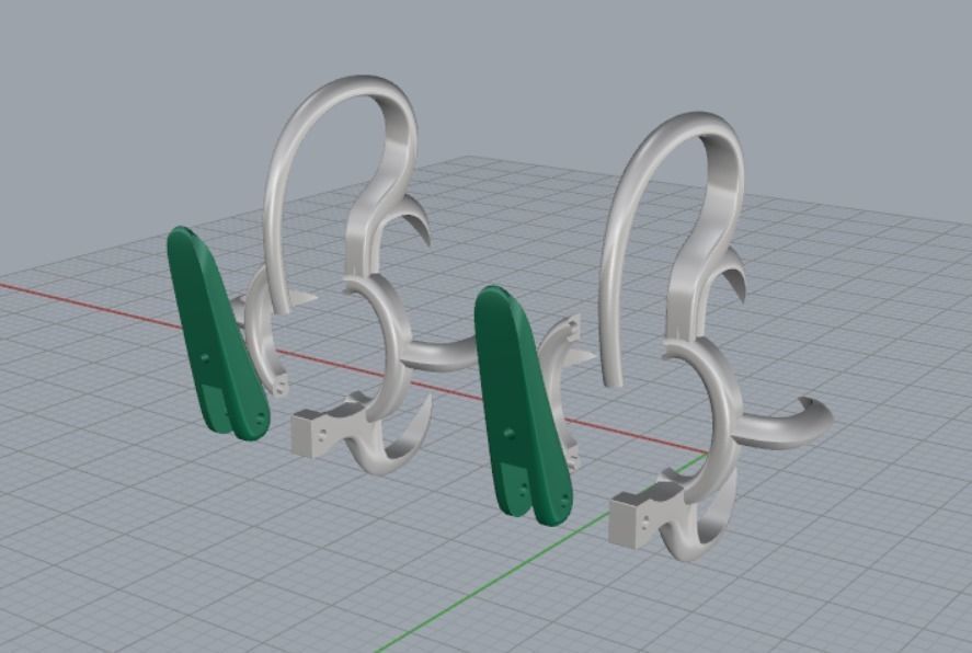 Earrings 3D print model_8