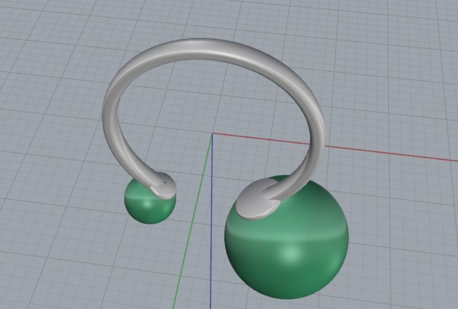 rings 3D print model_7
