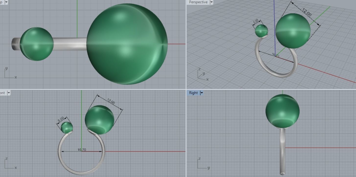 rings 3D print model_5