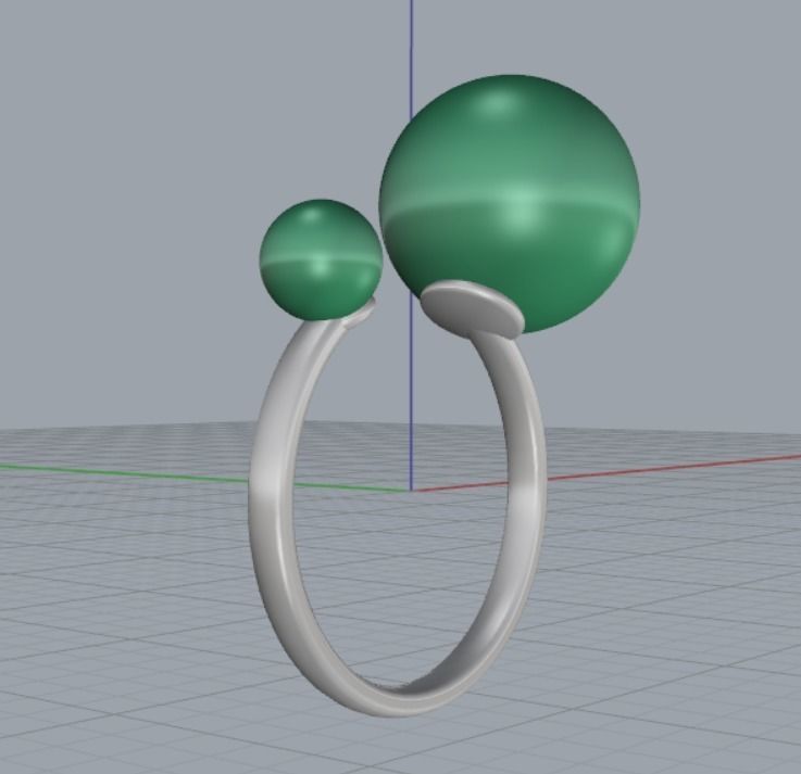 rings 3D print model_11