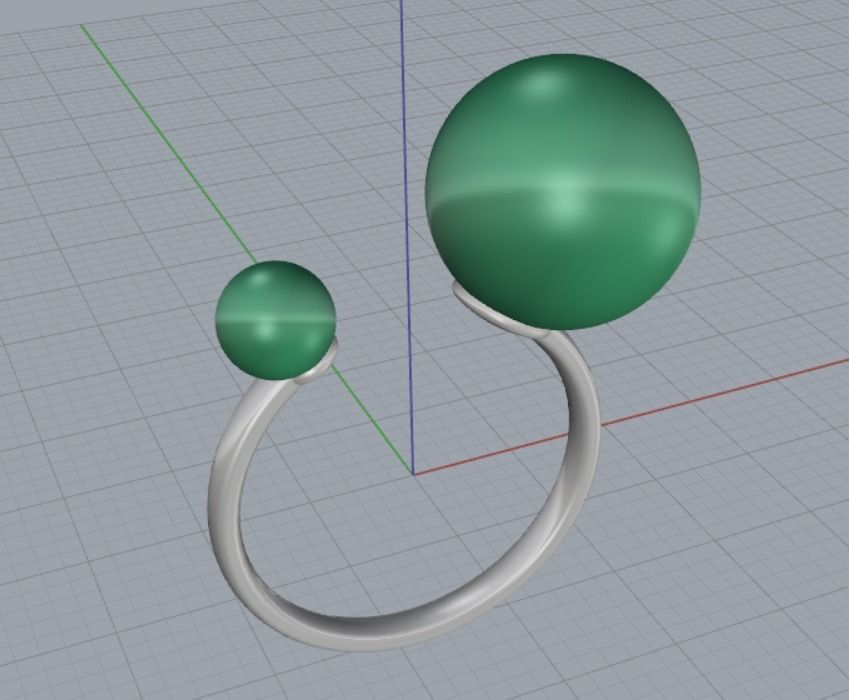 rings 3D print model_6