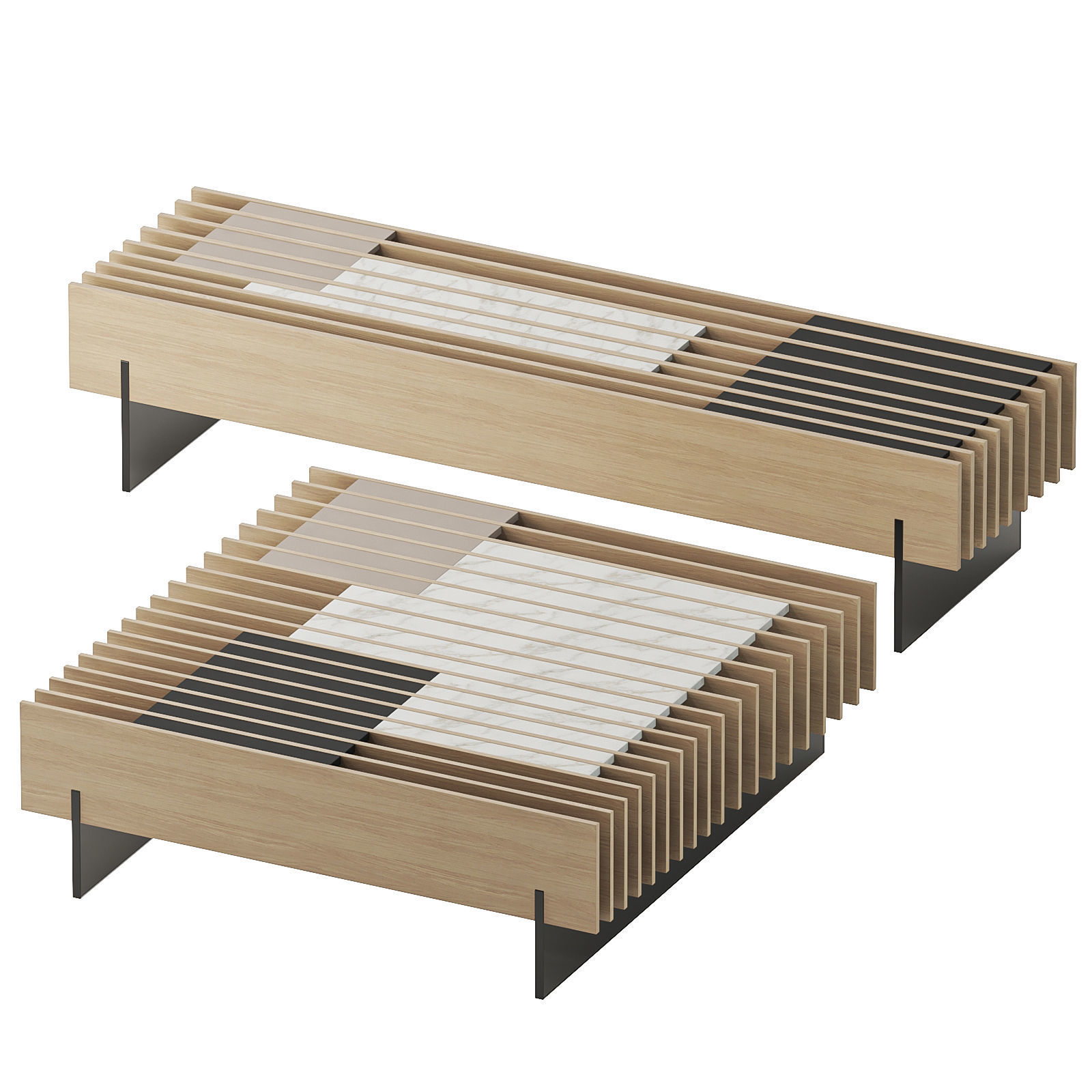 Fit coffe table  3D model_4