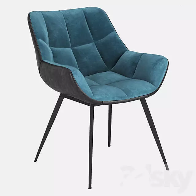 modern chair 3D model_0