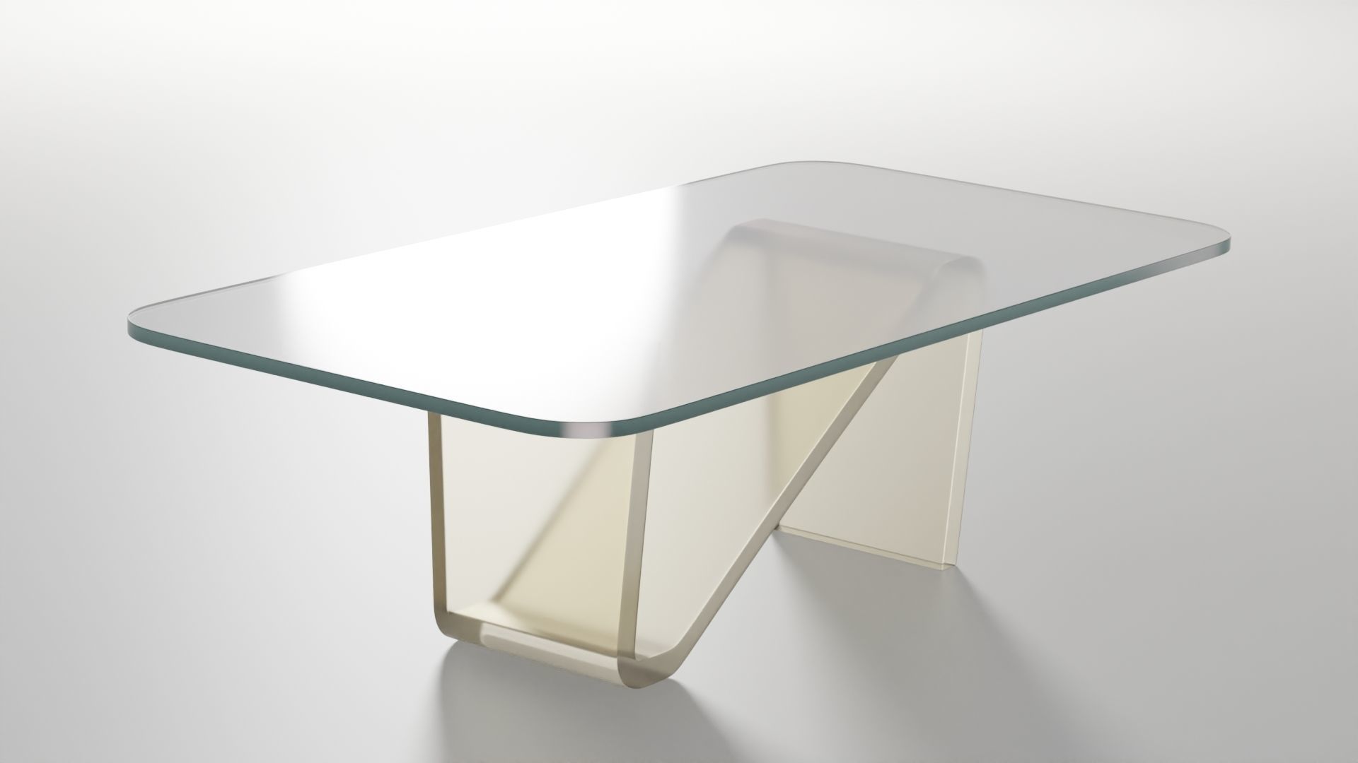 Living room table and chairs  -  N-Shape Concept Free 3D model_1