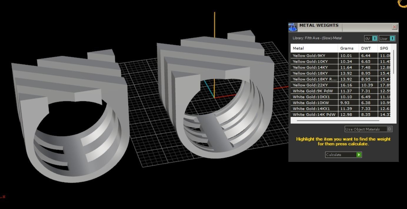Abstract Ring N67 3D print model_10