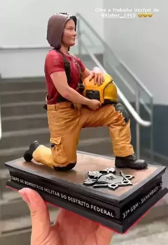 1 - Bombeira Militar CBMDF - Brasil - DF 3D print model
