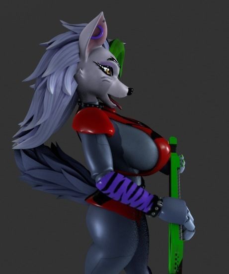 Roxy Five Nights at Freddy s Security Breach SFW and NSFW 3D model_12