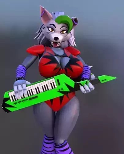 Roxy Five Nights at Freddy s Security Breach SFW and NSFW 3D model