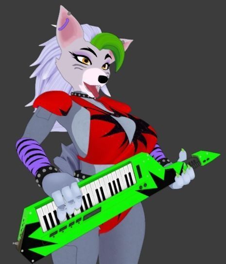 Roxy Five Nights at Freddy s Security Breach SFW and NSFW 3D model_4