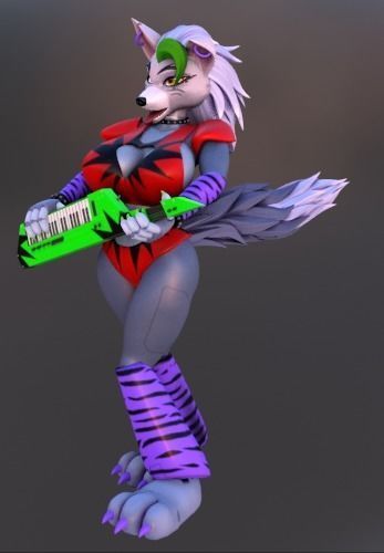Roxy Five Nights at Freddy s Security Breach SFW and NSFW 3D model_6