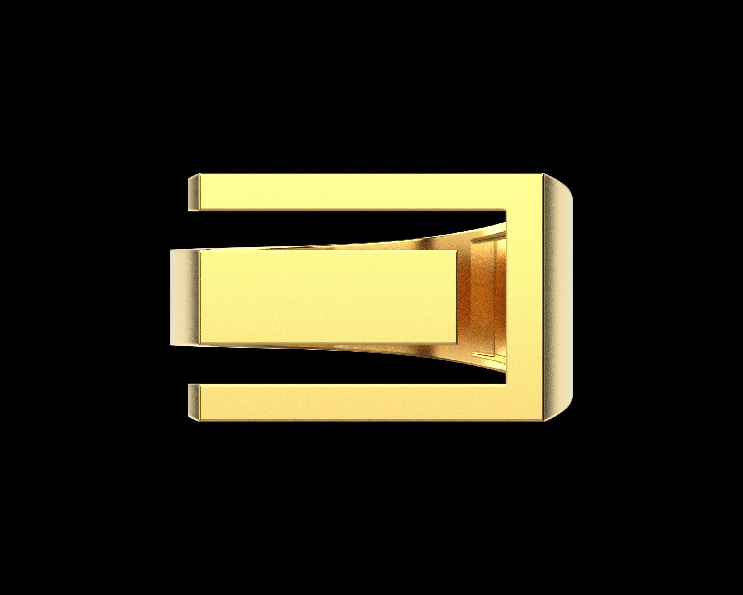 Abstract Ring N134 3D print model_11