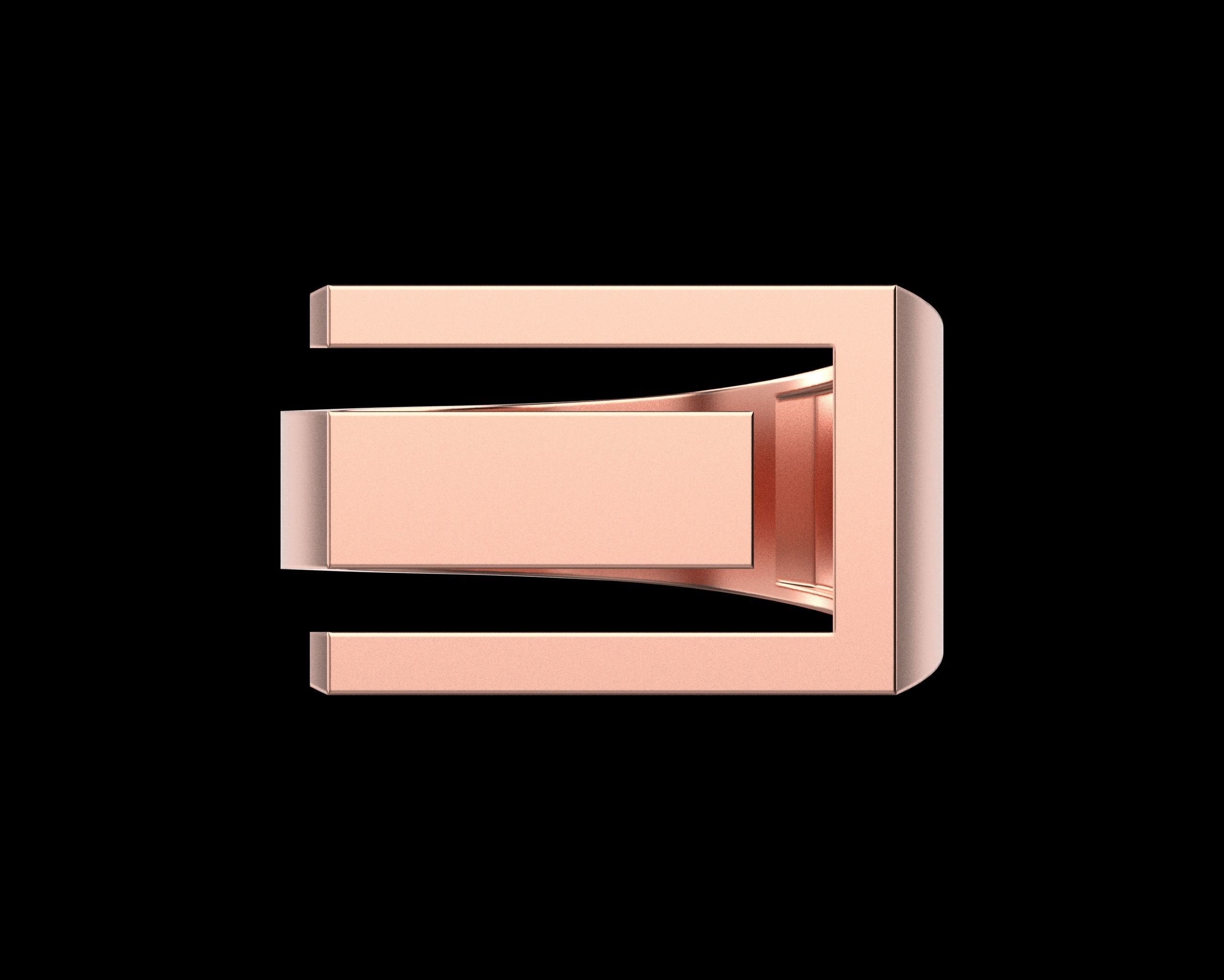 Abstract Ring N134 3D print model_13