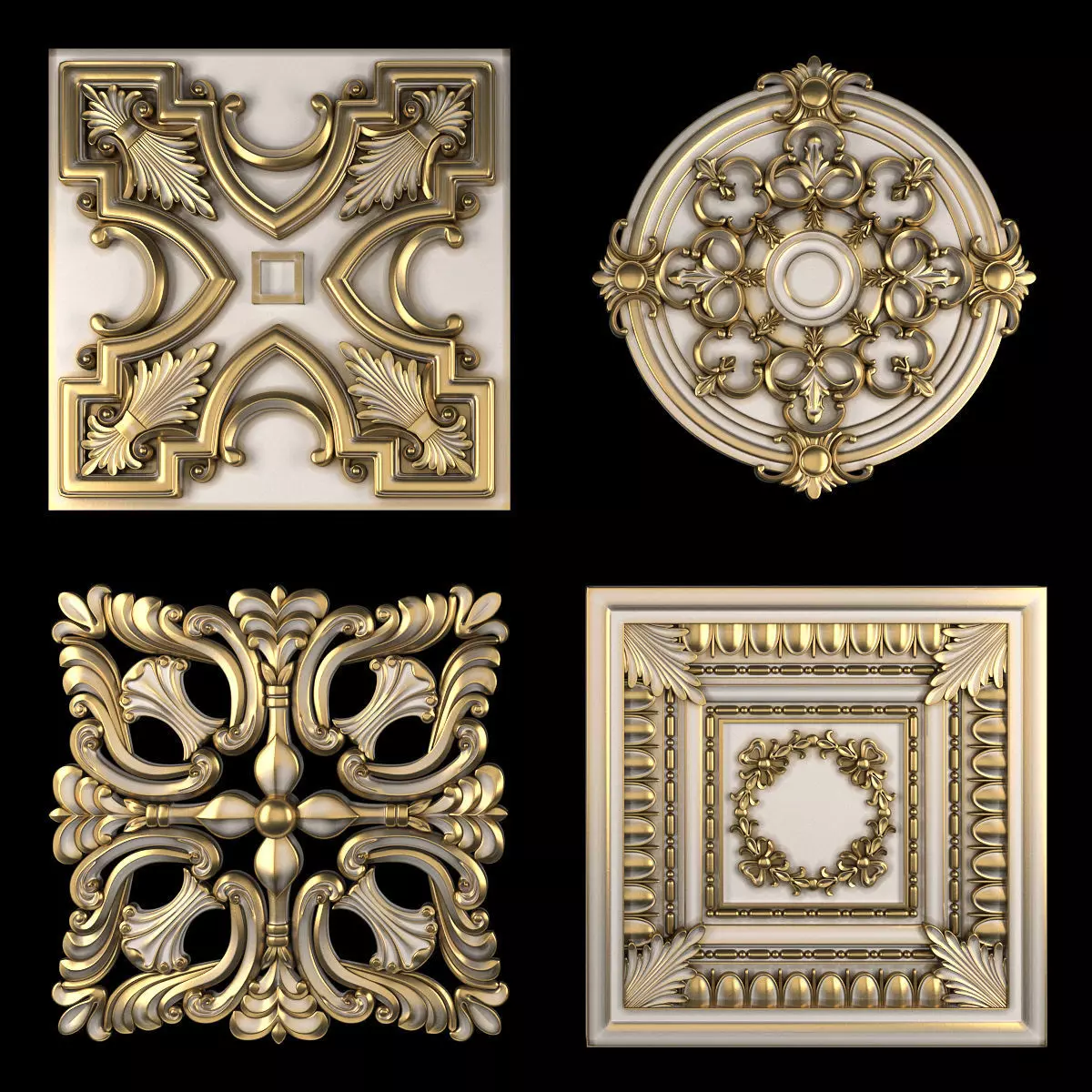 Ornament Element Pack 20 3D model