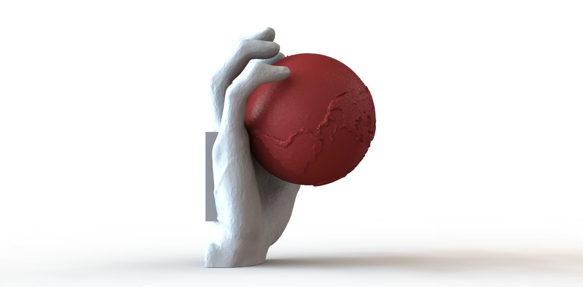 Terra na Mao Earth on Hand 3D print model_9