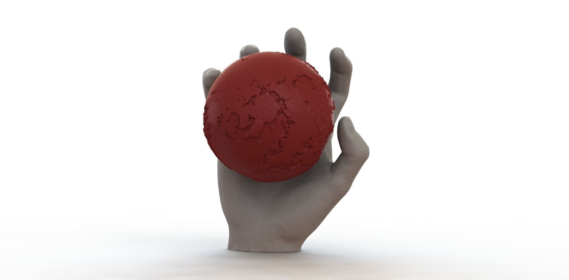 Terra na Mao Earth on Hand 3D print model_11