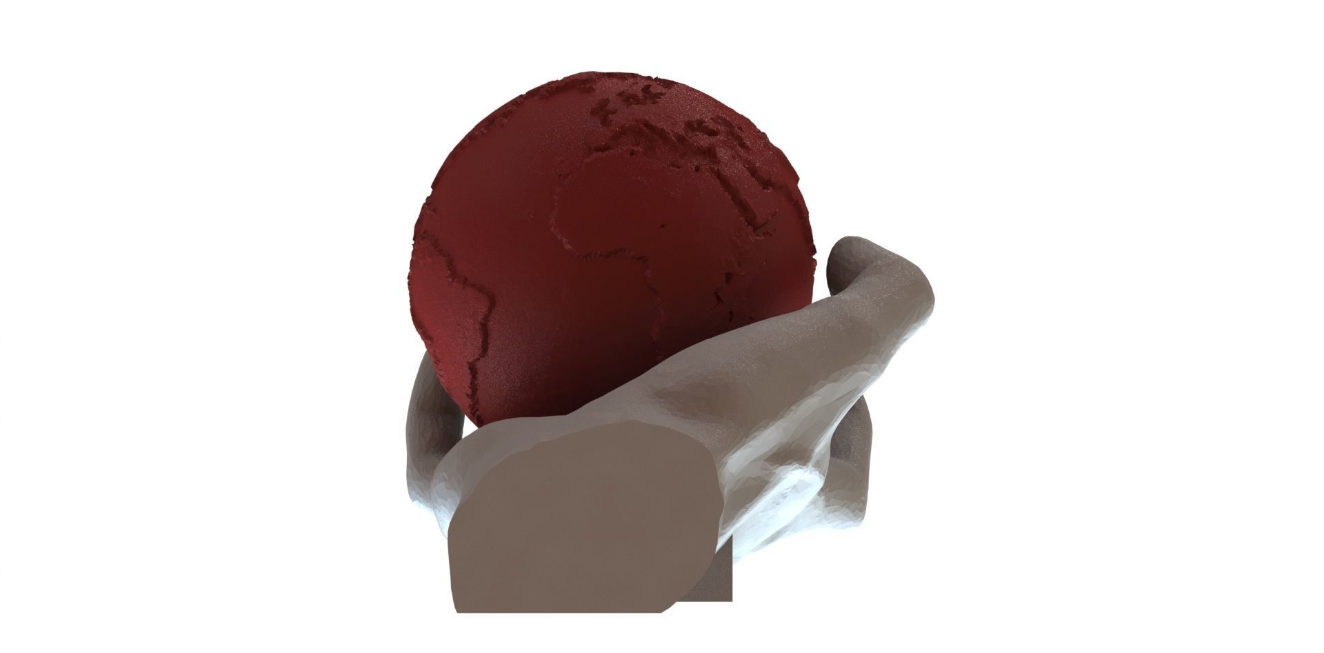 Terra na Mao Earth on Hand 3D print model_7