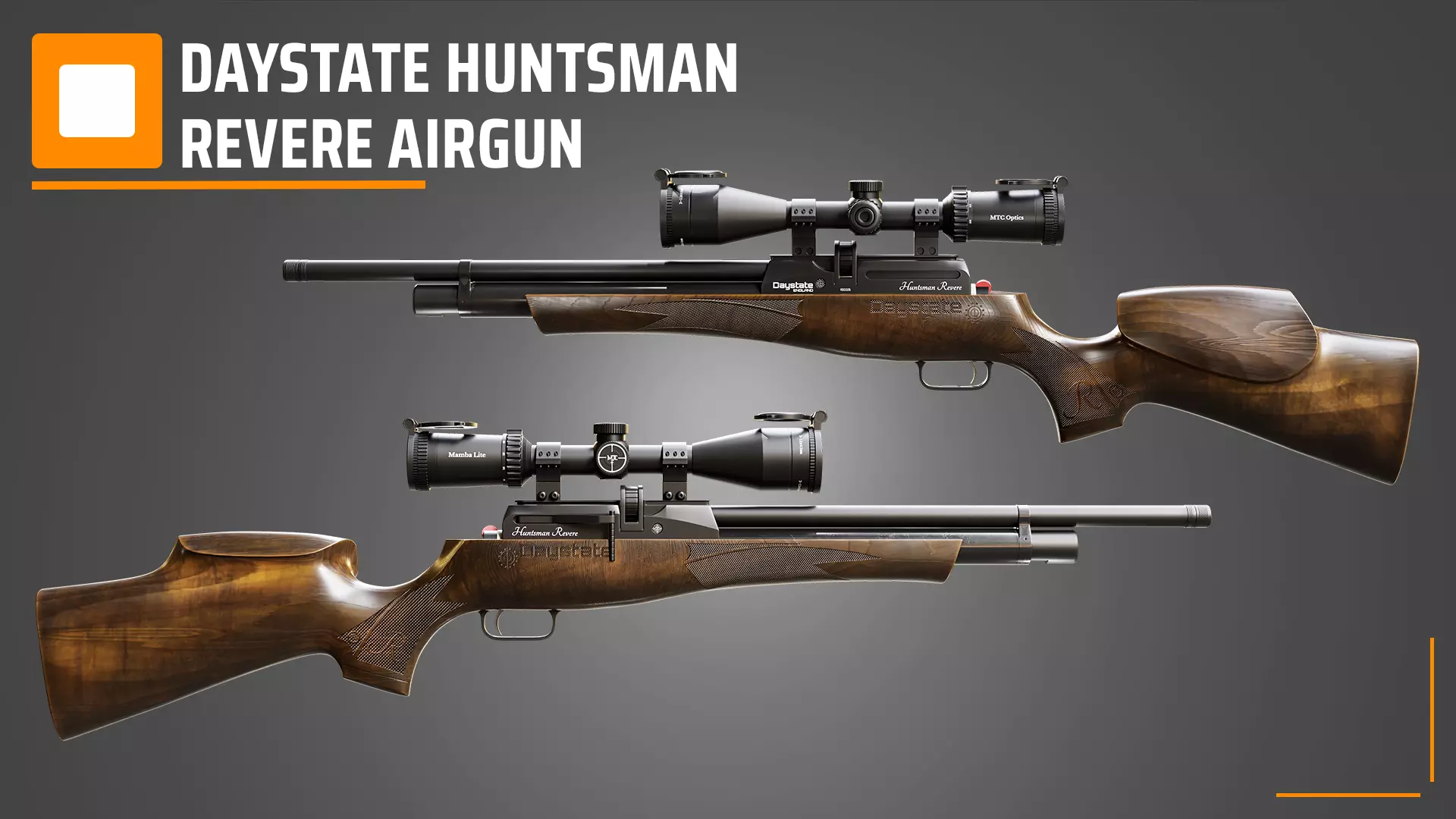 Daystate Huntsman Revere Airgun 3D model_0