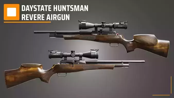Daystate Huntsman Revere Airgun 3D model