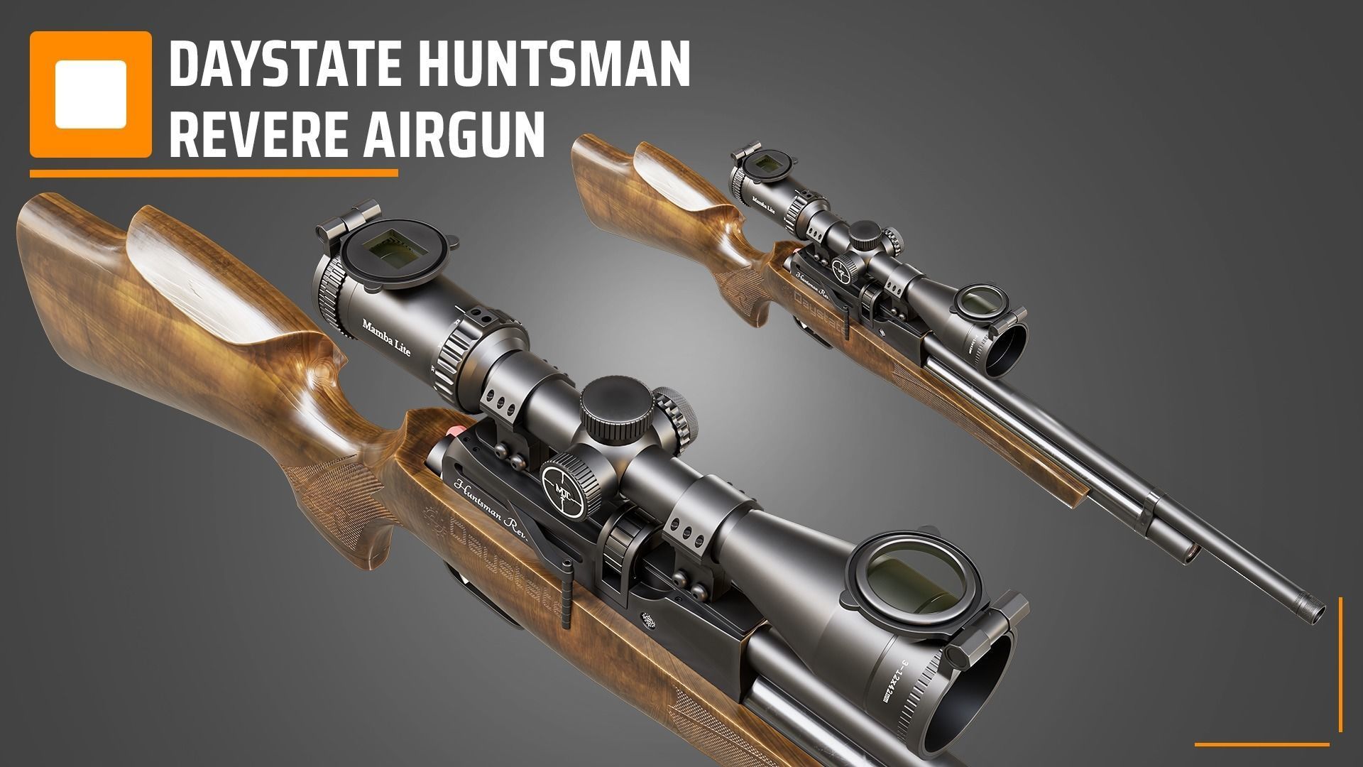 Daystate Huntsman Revere Airgun 3D model_2