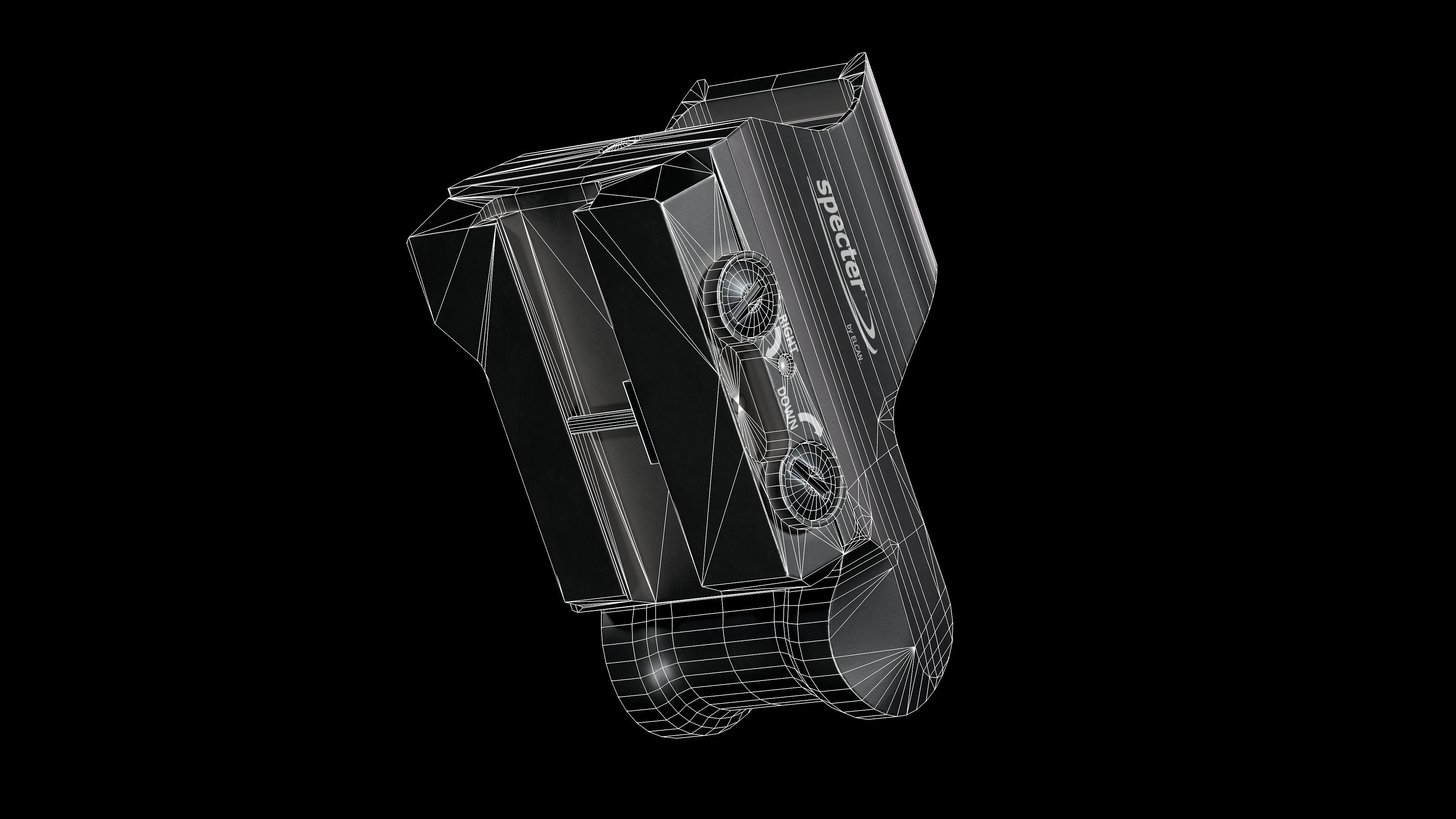 Specter Holographic Combat Optics by ELCAN Low-poly 3D model_23