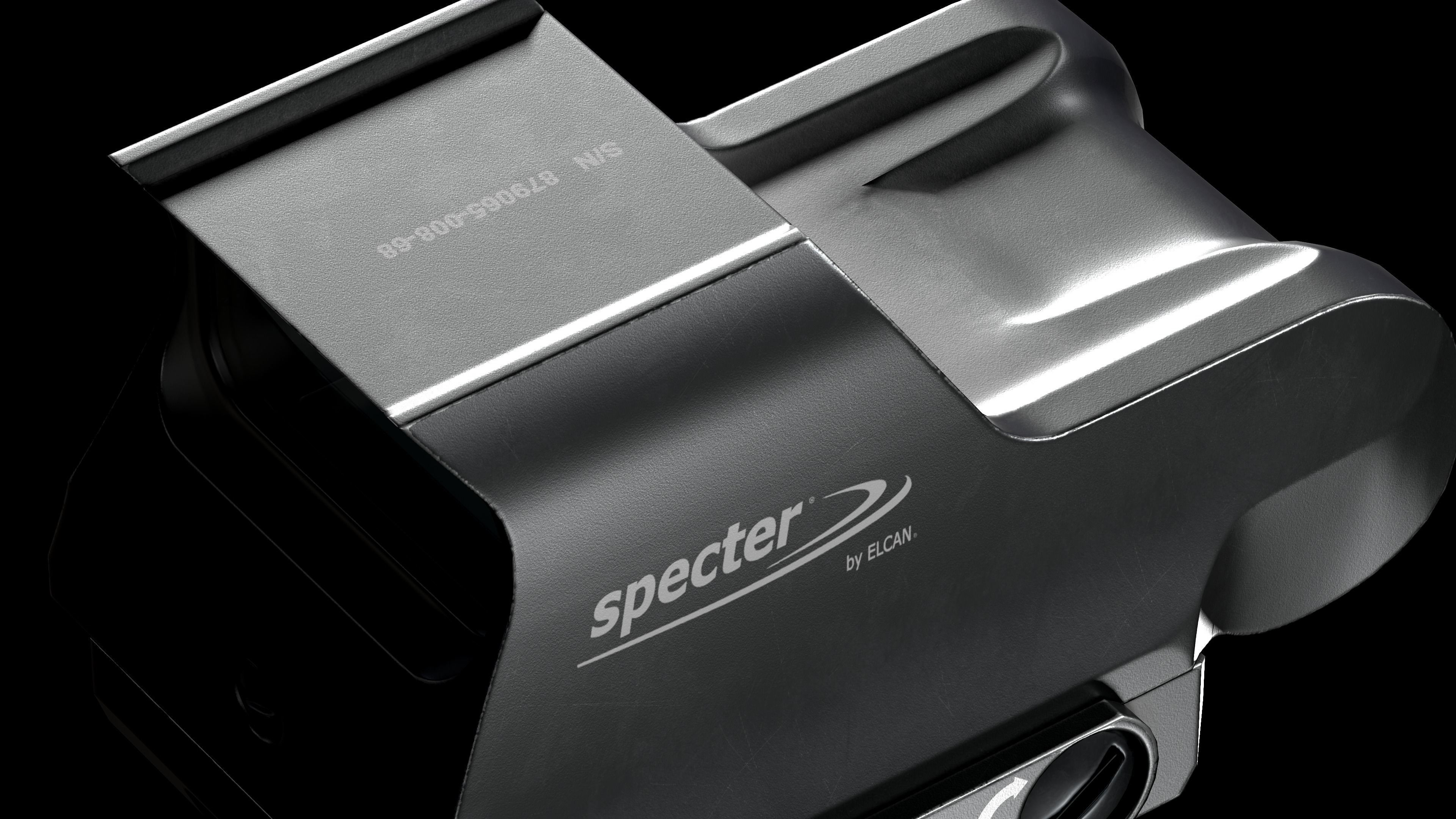 Specter Holographic Combat Optics by ELCAN Low-poly 3D model_18