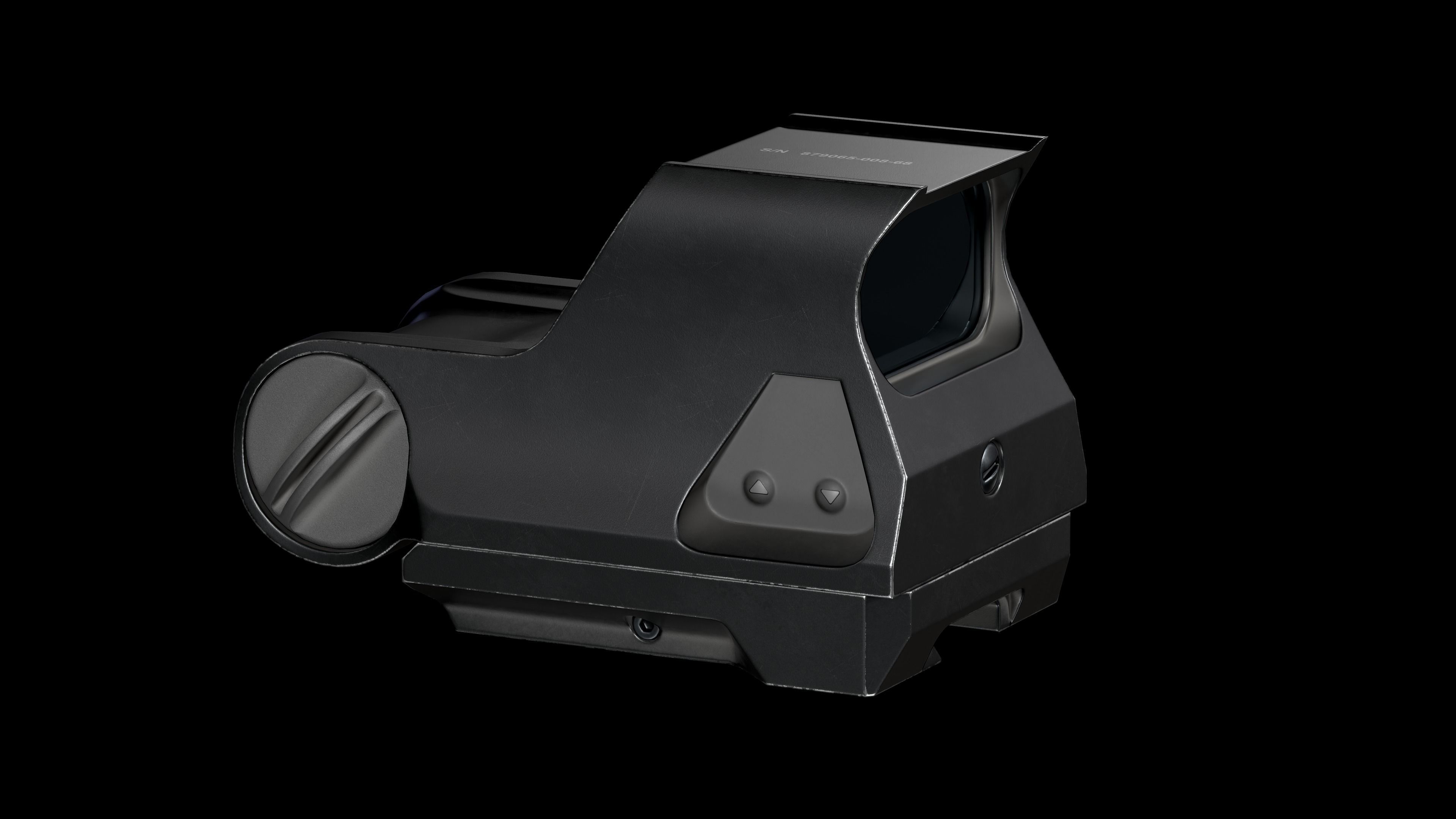 Specter Holographic Combat Optics by ELCAN Low-poly 3D model_7