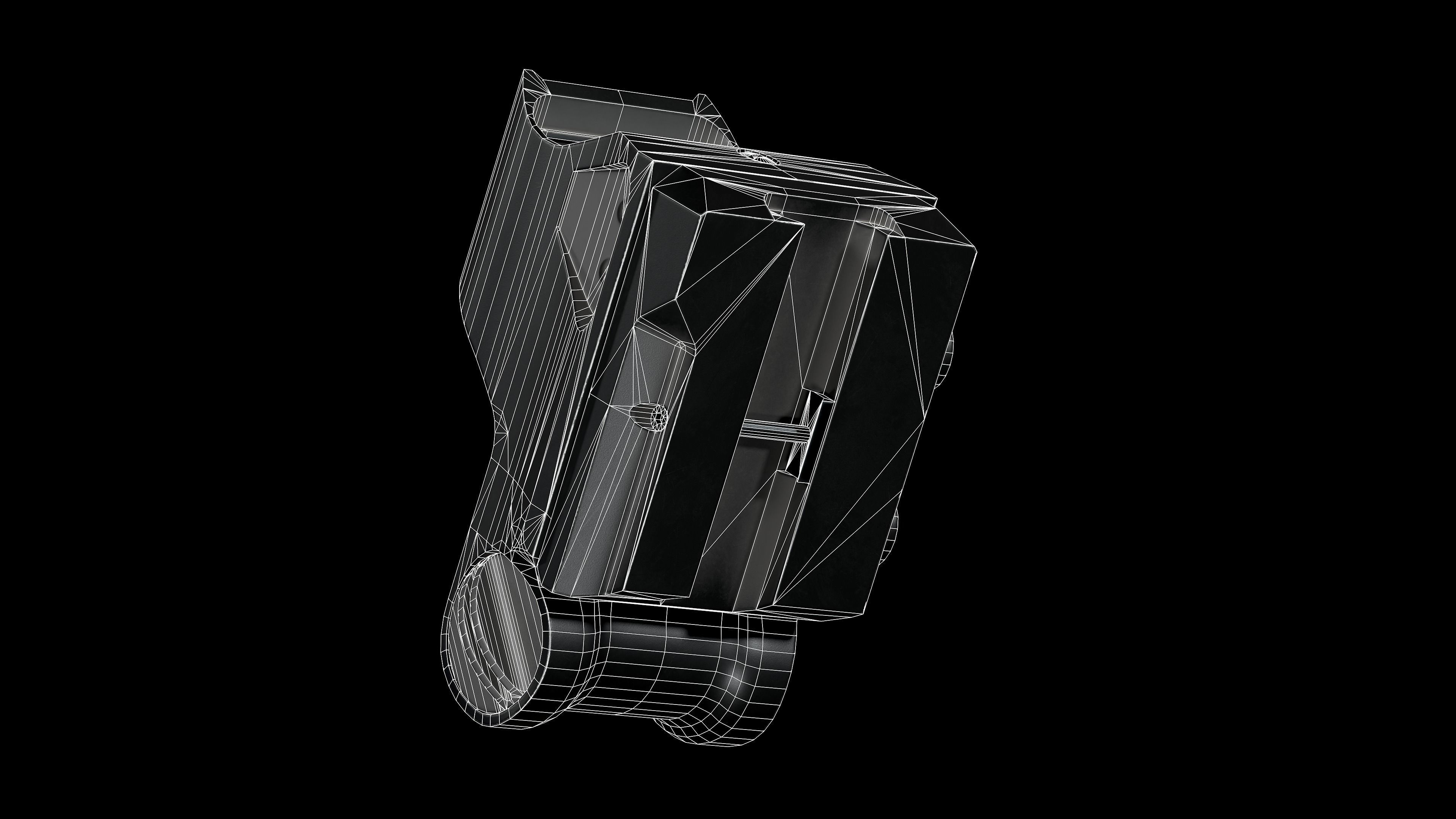 Specter Holographic Combat Optics by ELCAN Low-poly 3D model_22