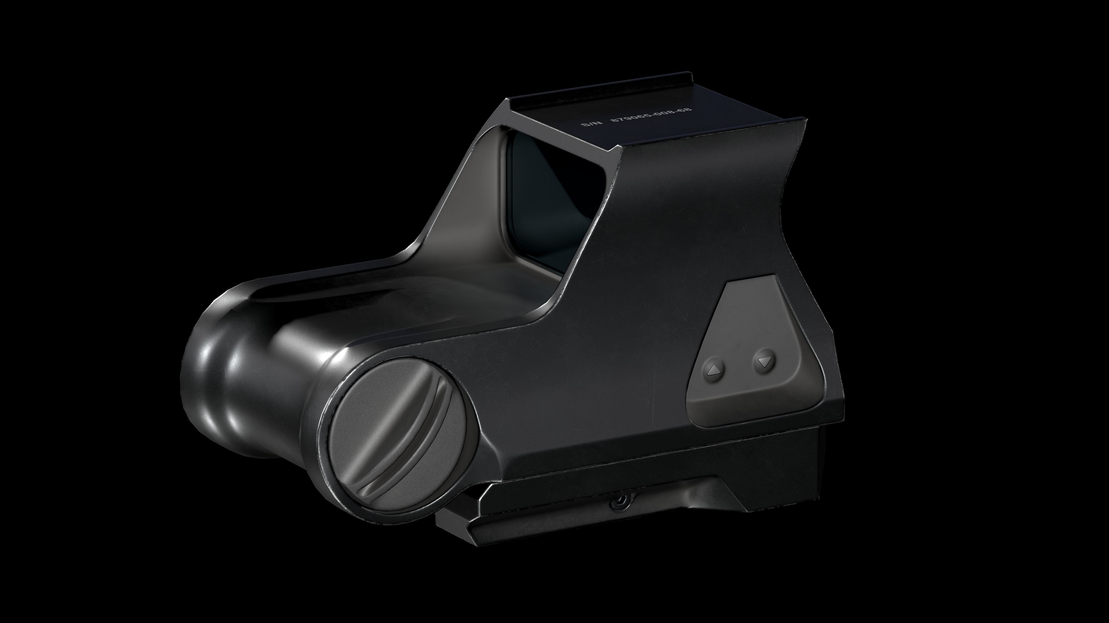 Specter Holographic Combat Optics by ELCAN Low-poly 3D model_8