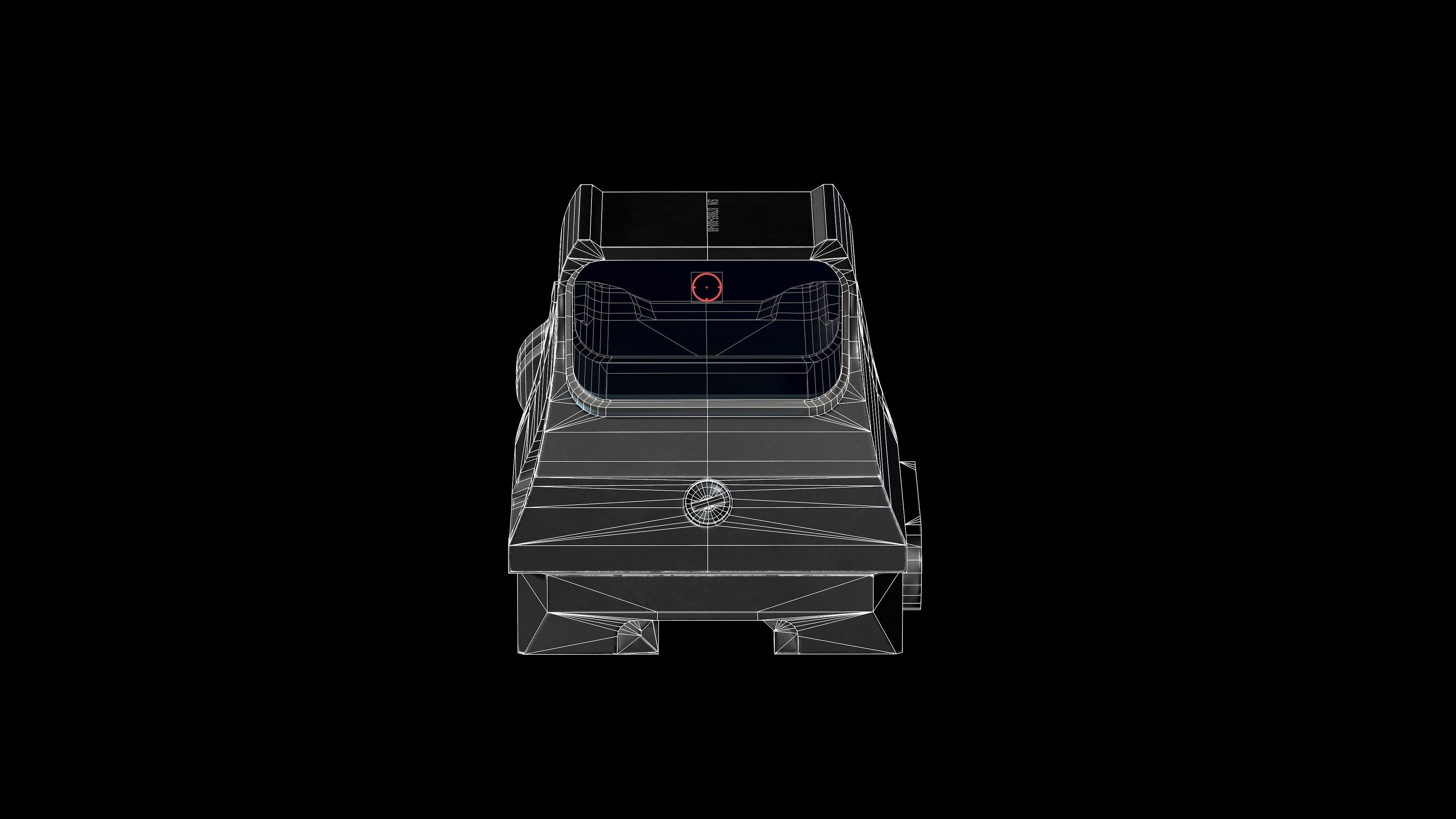 Specter Holographic Combat Optics by ELCAN Low-poly 3D model_21