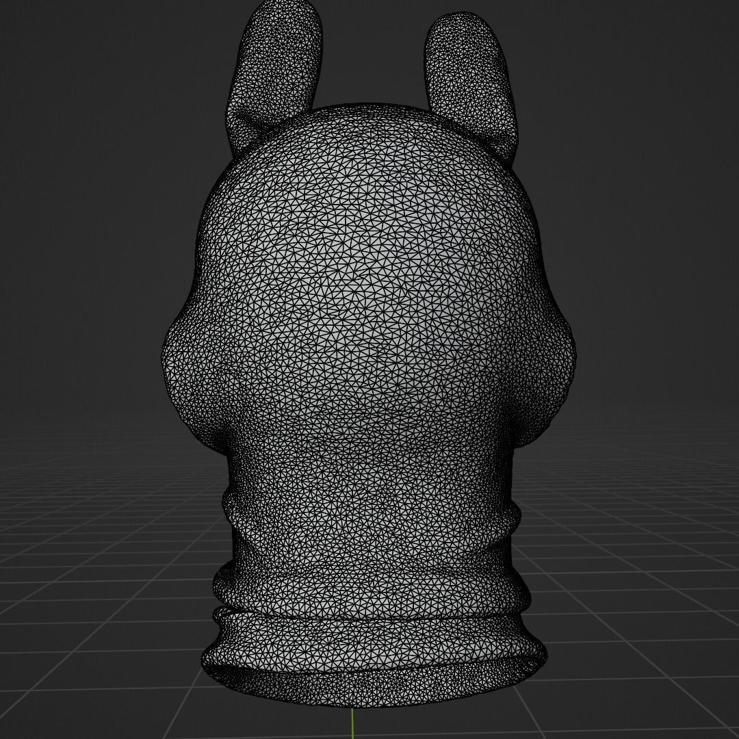 Rabbit Balaclava Mask 3D model_6