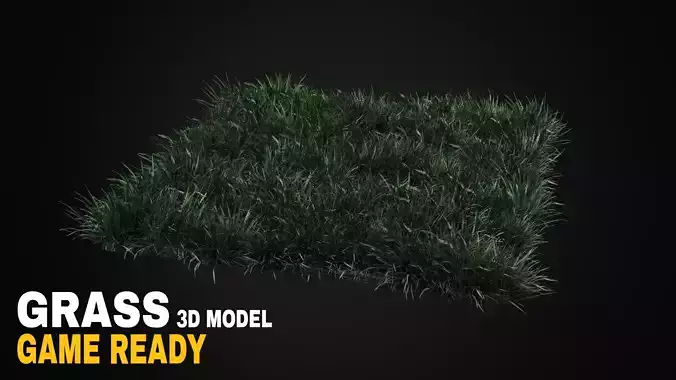 Grass Low-poly 3D model