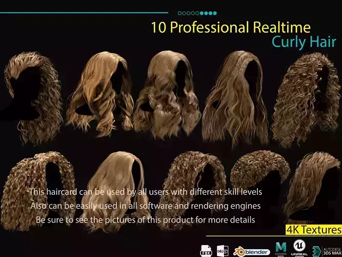 10 Professional Realtime Curly Hair