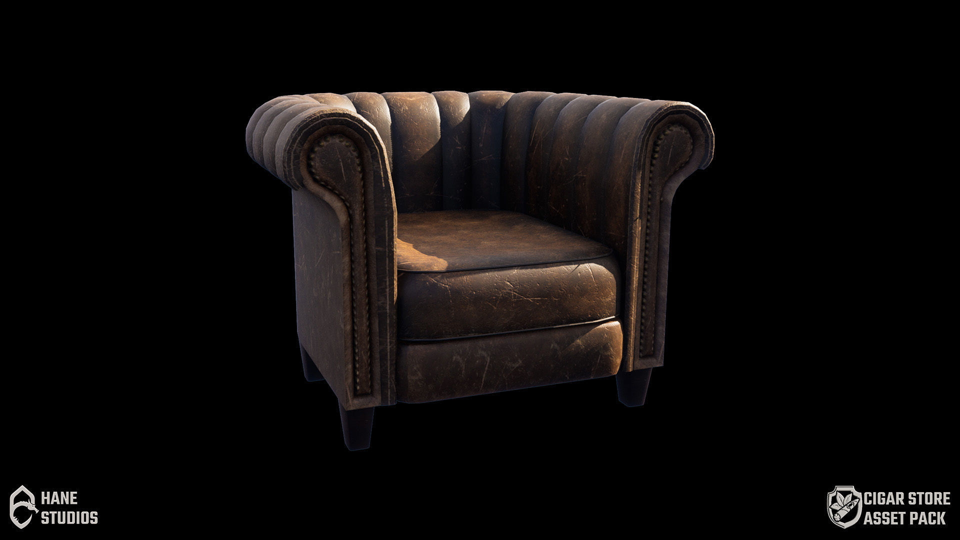 Cigar Store Pub Environment - Asset Pack 3D Model Collection_3