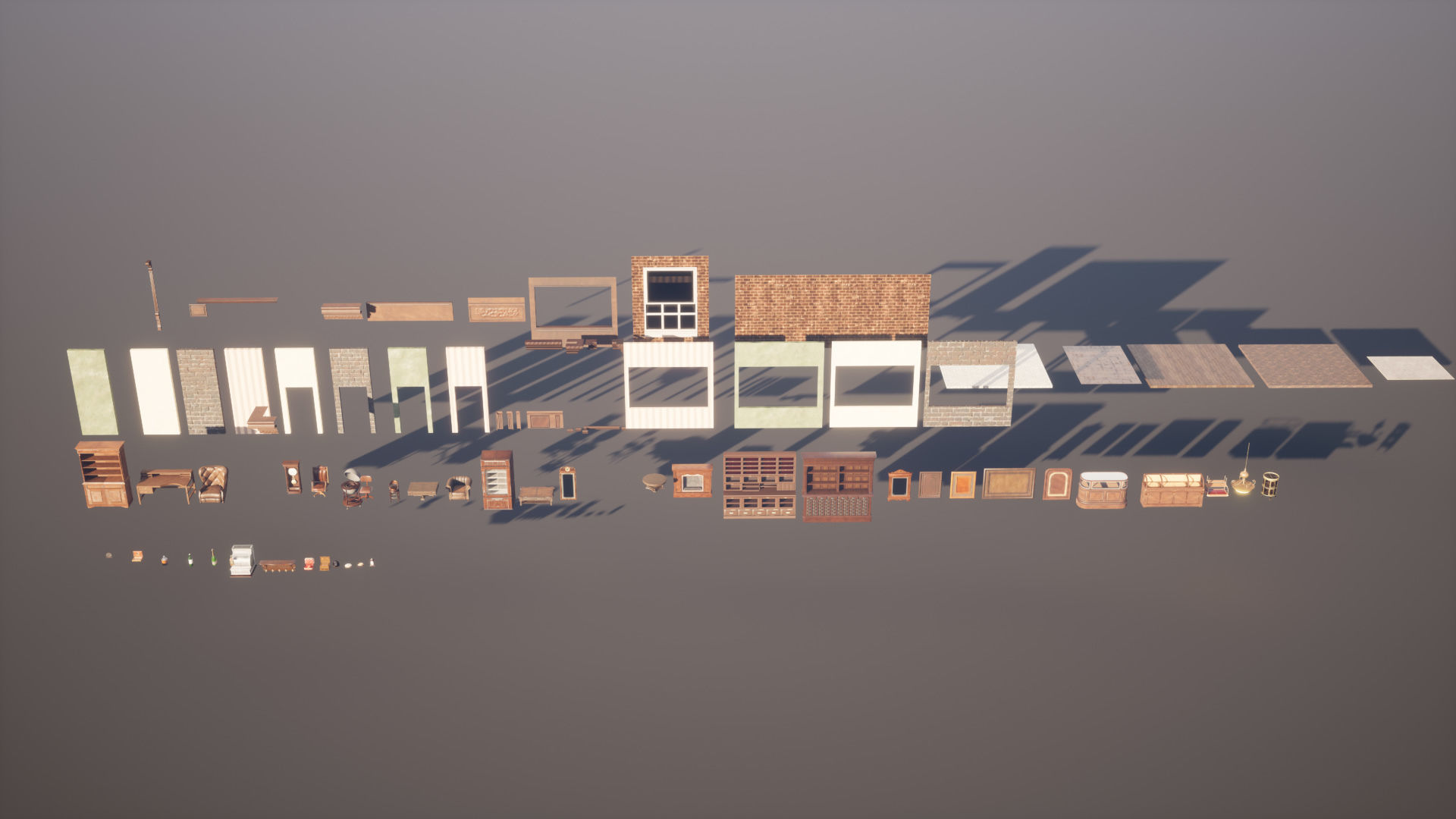 Cigar Store Pub Environment - Asset Pack 3D Model Collection_8