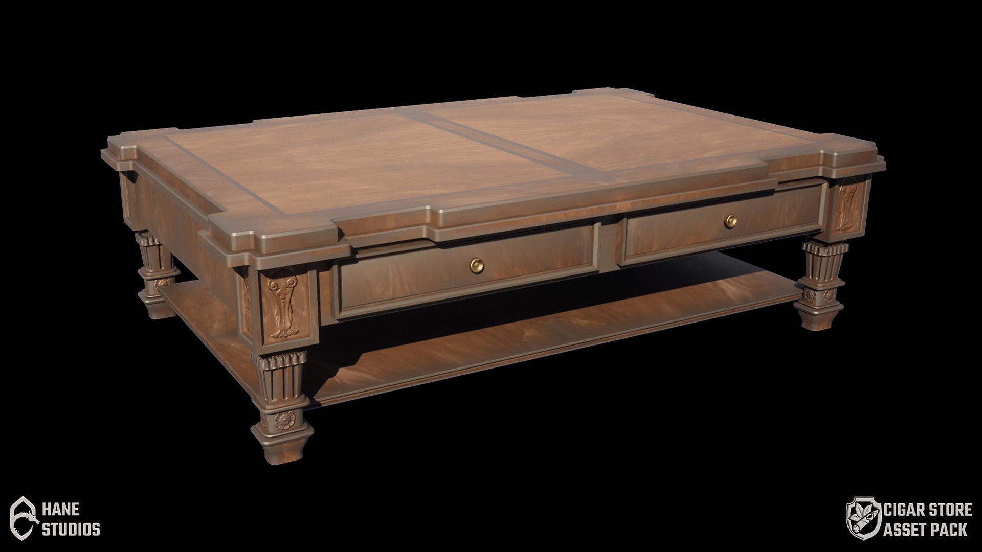 Cigar Store Pub Environment - Asset Pack 3D Model Collection_5